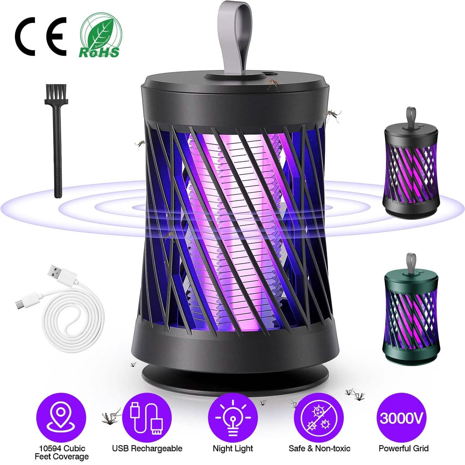 Rechargeable Mosquito Killer Lamp with Night Light DailySale