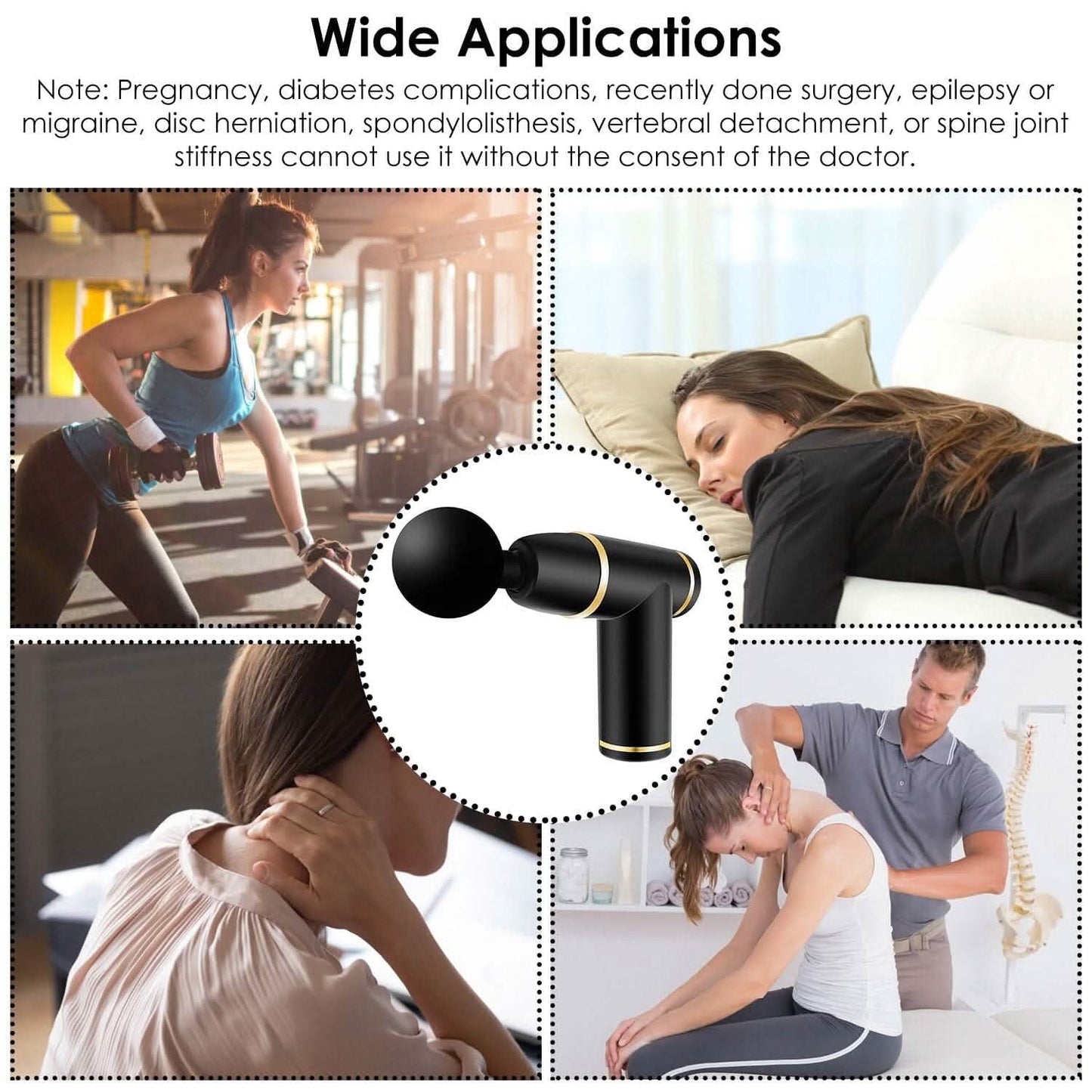 Rechargeable Percussion Massage Gun DailySale
