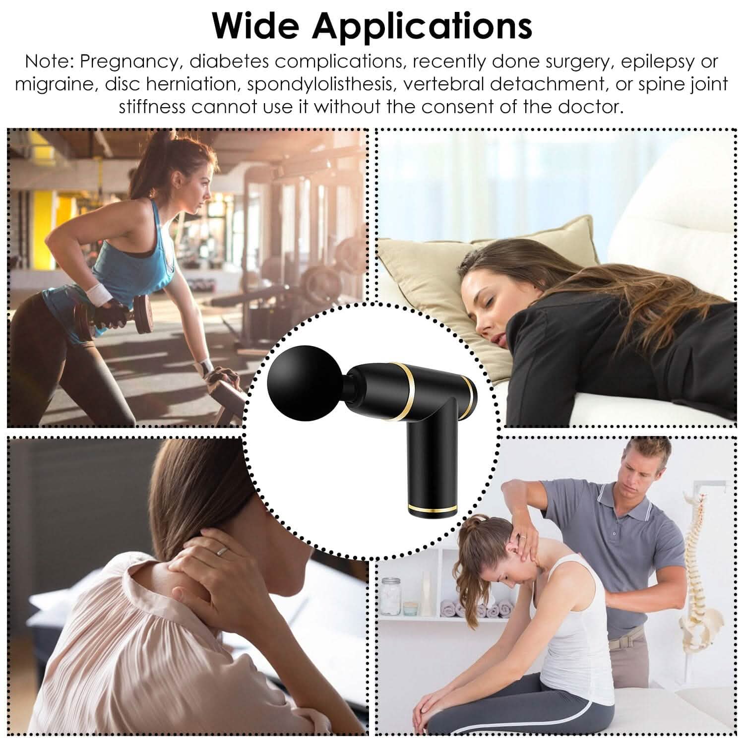 Rechargeable Percussion Massage Gun DailySale
