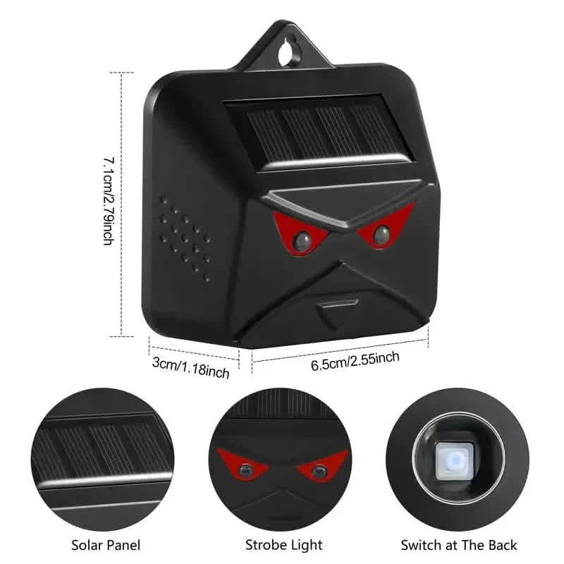 Red LED Light Waterproof Predator Repellent for Gardens DailySale