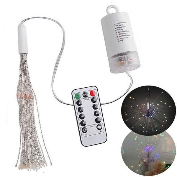 Remote Control Waterproof Christmas Fireworks LED String Lights DailySale