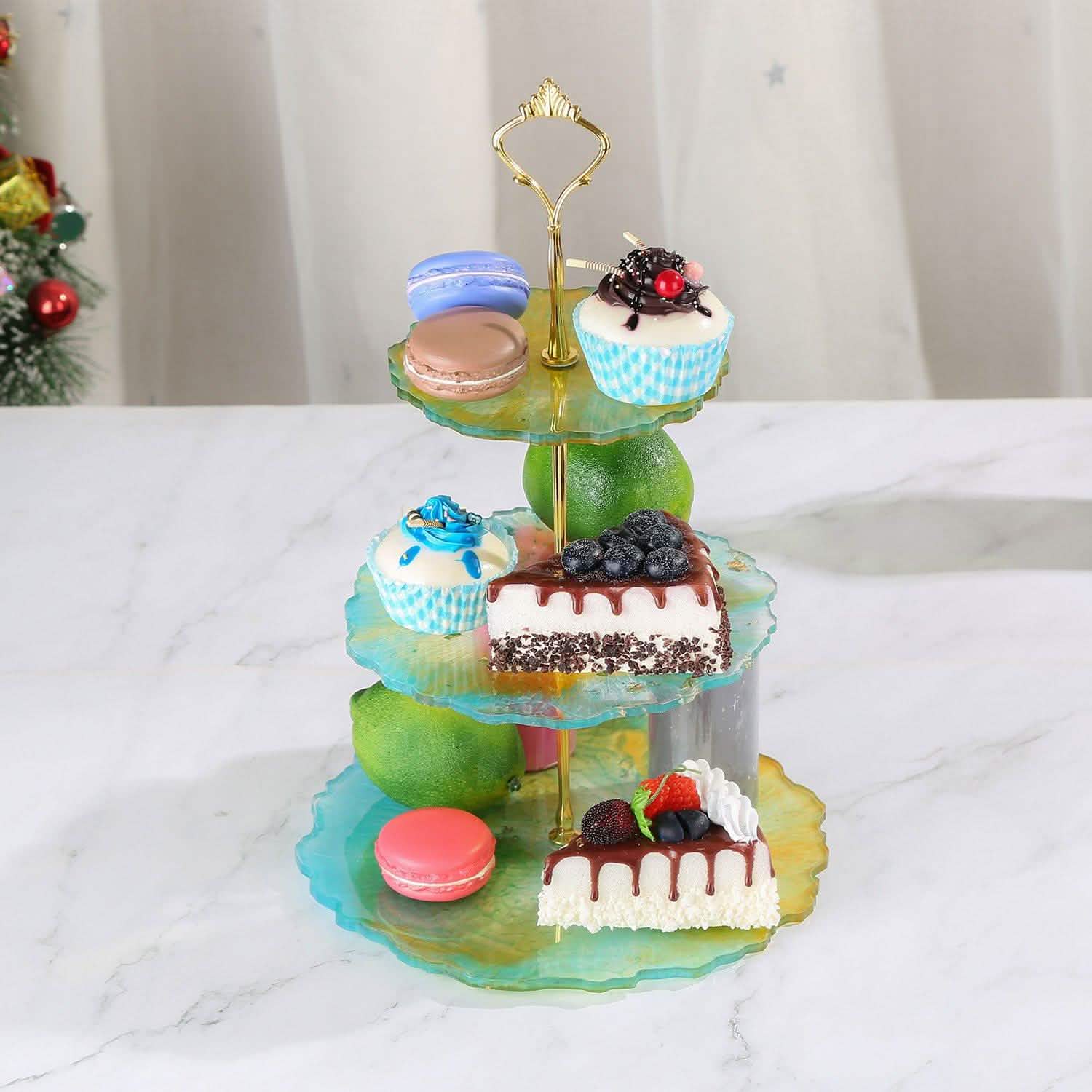 Resin Casting 3-Tier Cake Stand DailySale