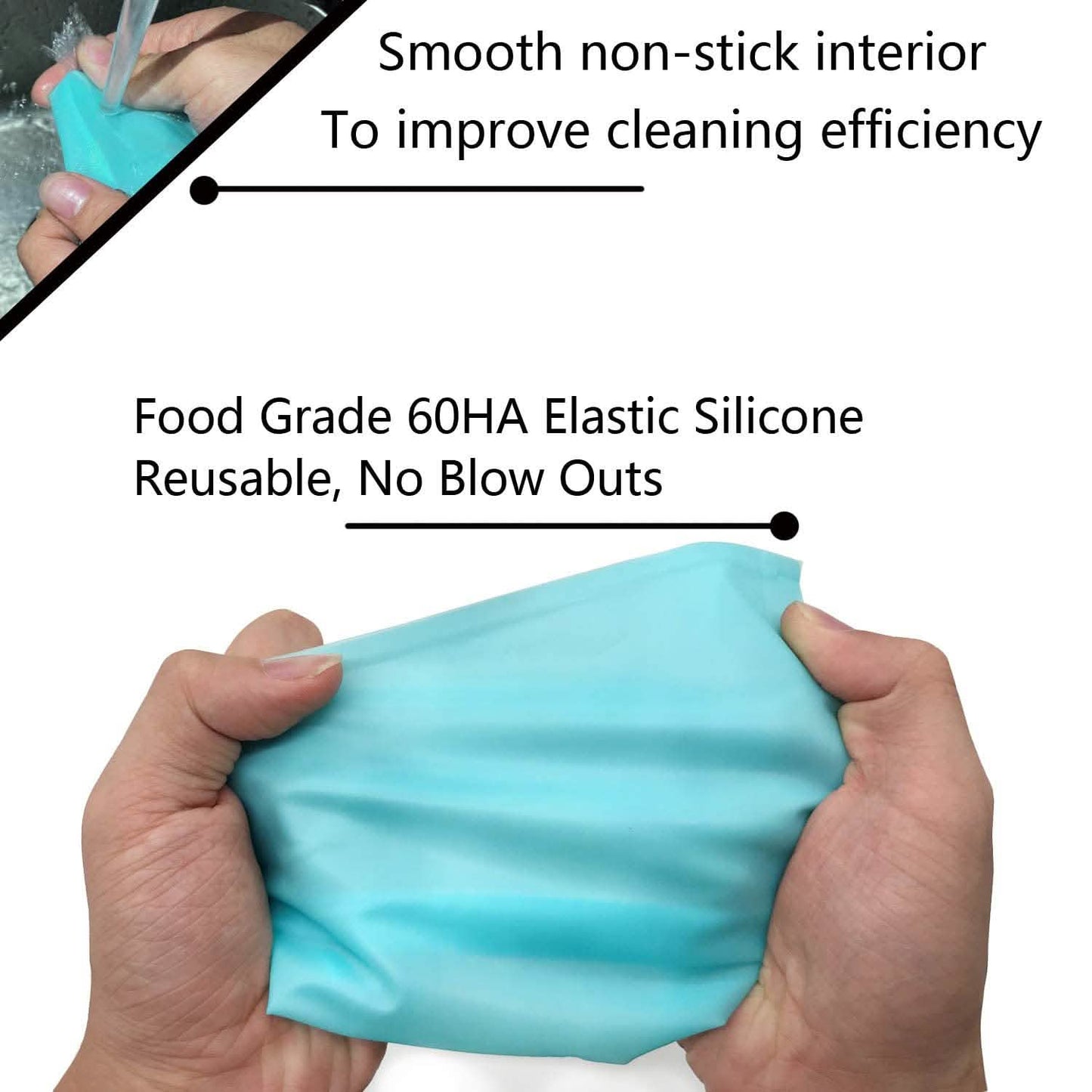 Reusable Cake Piping Bags and Tips Set DailySale