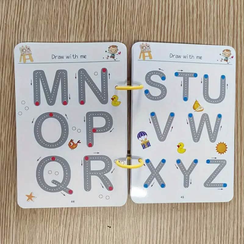 Reusable Magic Practice Workbook Set with Erasable Pen and Refills DailySale