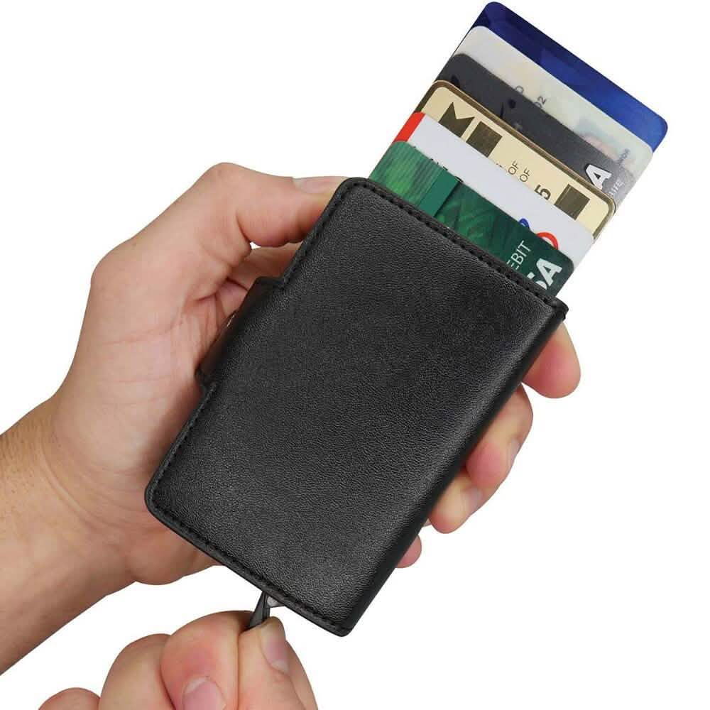 RFID-Blocking Cascading Quick Card Wallet DailySale