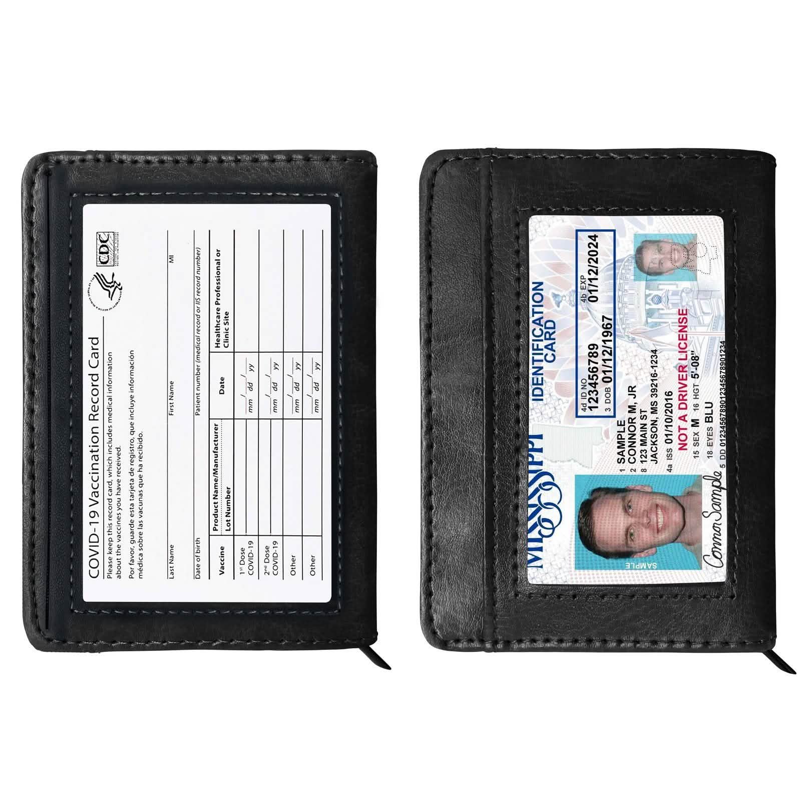 RFID-Blocking Slim Faux Leather Wallet DailySale