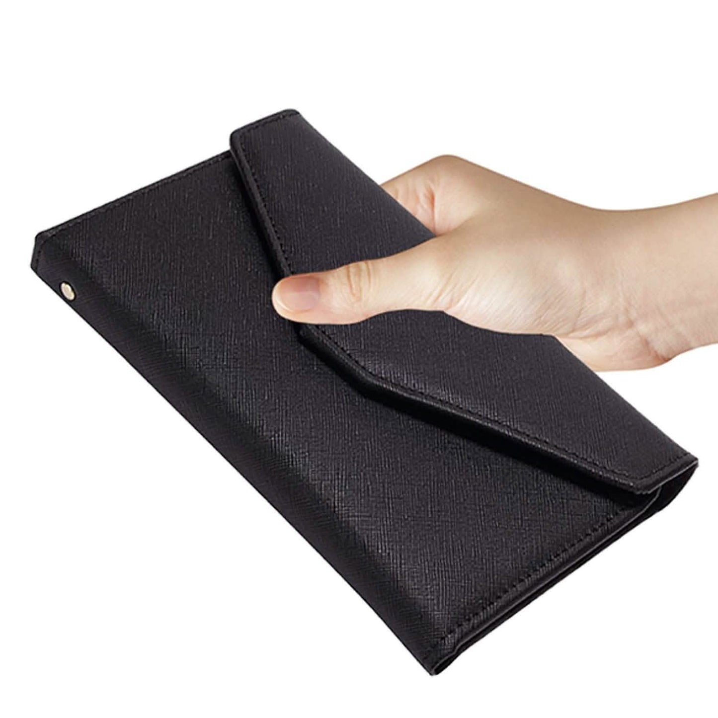 RFID Blocking Travel Passport Organizer Holder Wallet With CDC Vaccination Card Slot Protector DailySale