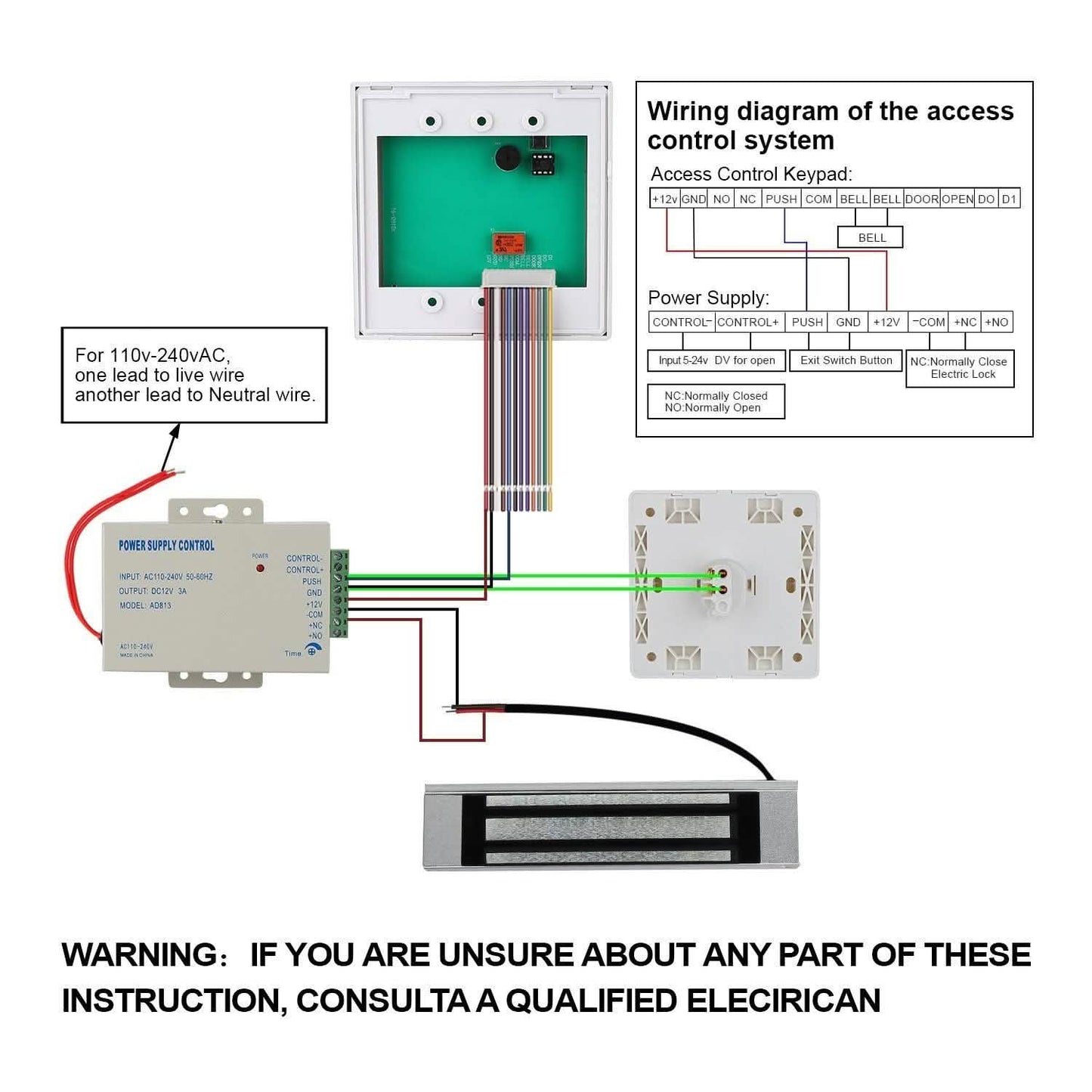 RFID Door Access Control System Kit DailySale