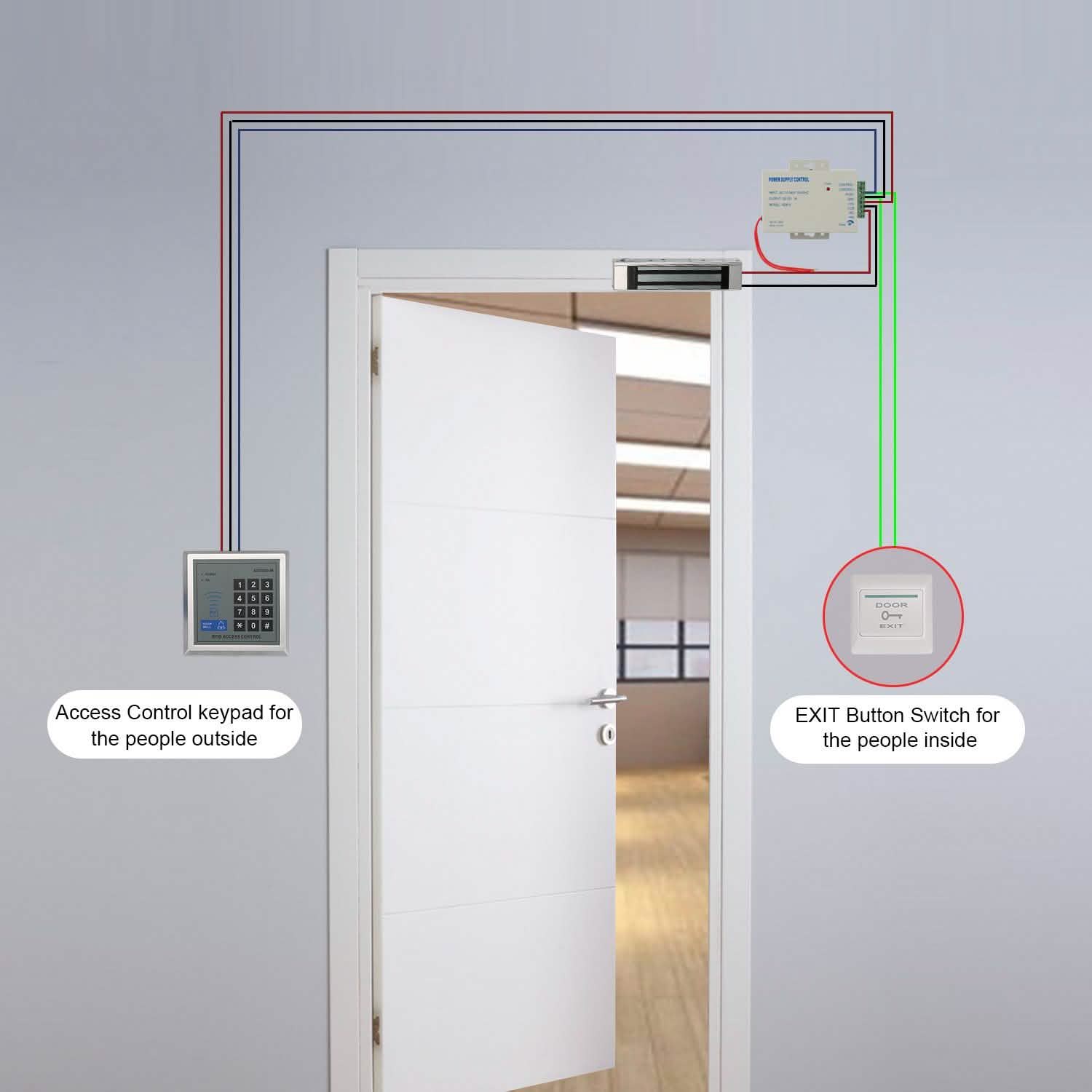 RFID Door Access Control System Kit DailySale