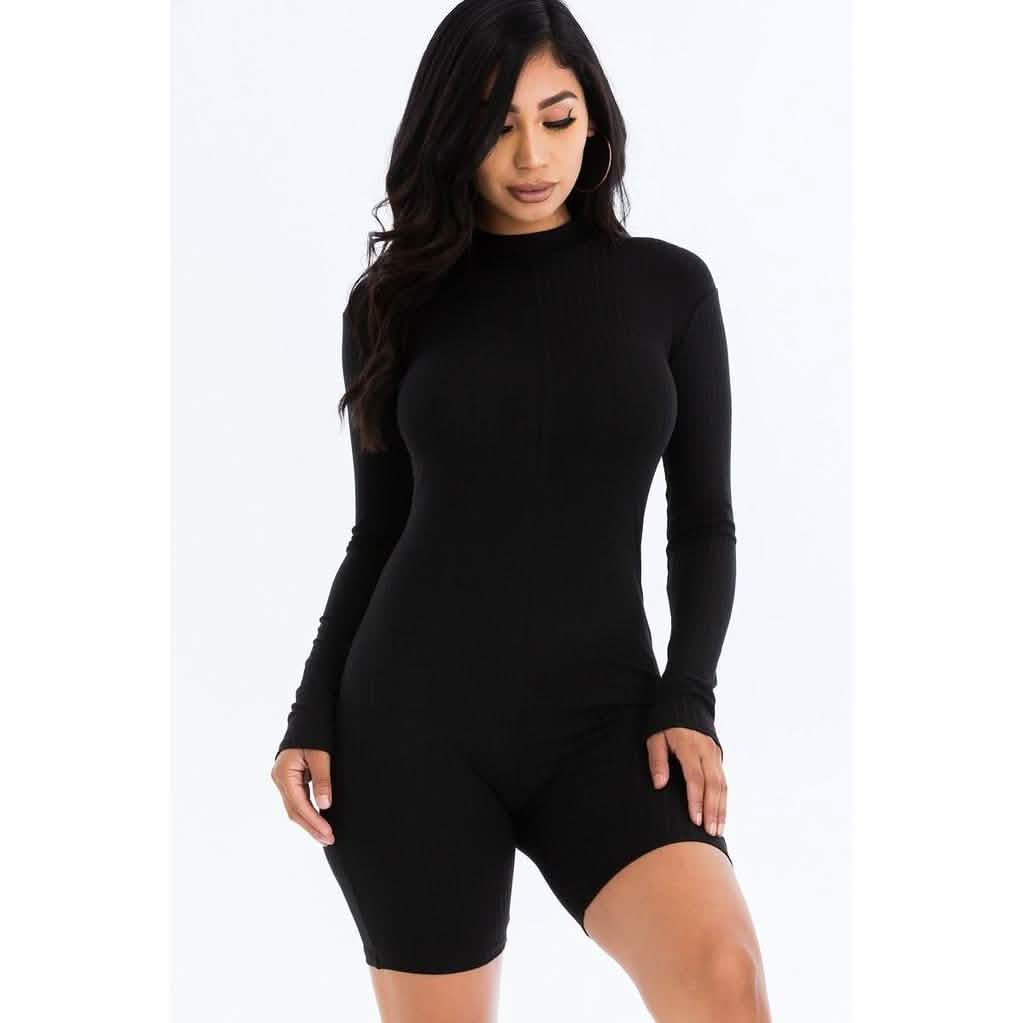Ribbed Knit Romper DailySale