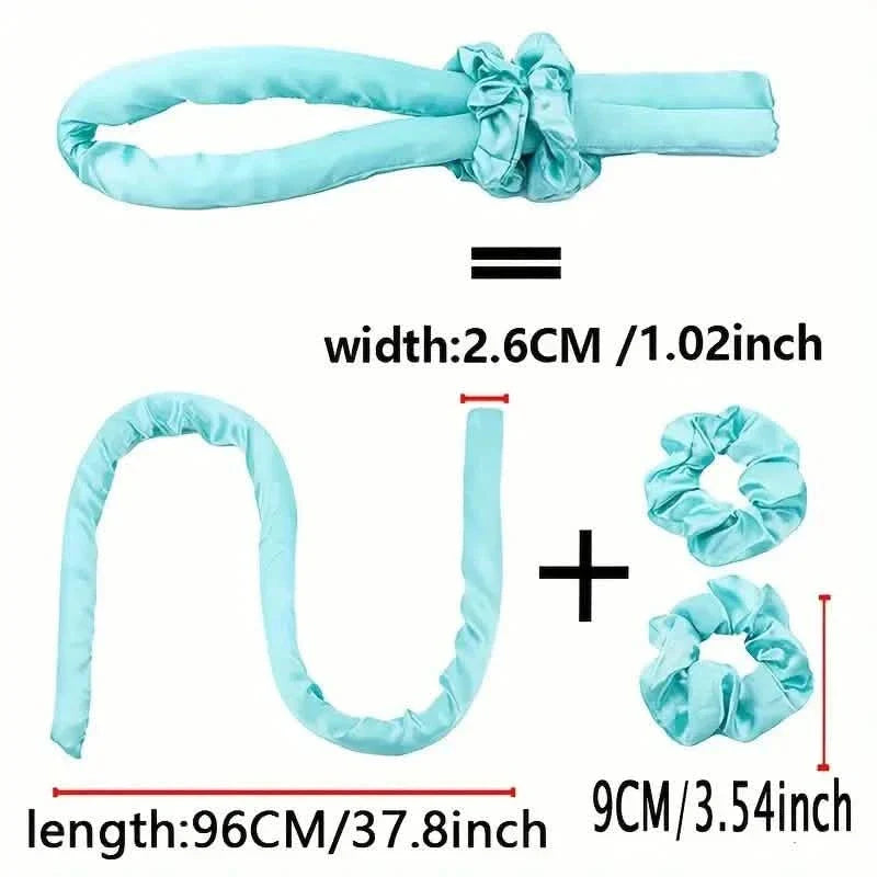 Ribbon Curling Rod Hair Roller Curls With Hair Ties Lazy Natural Soft Wave DailySale