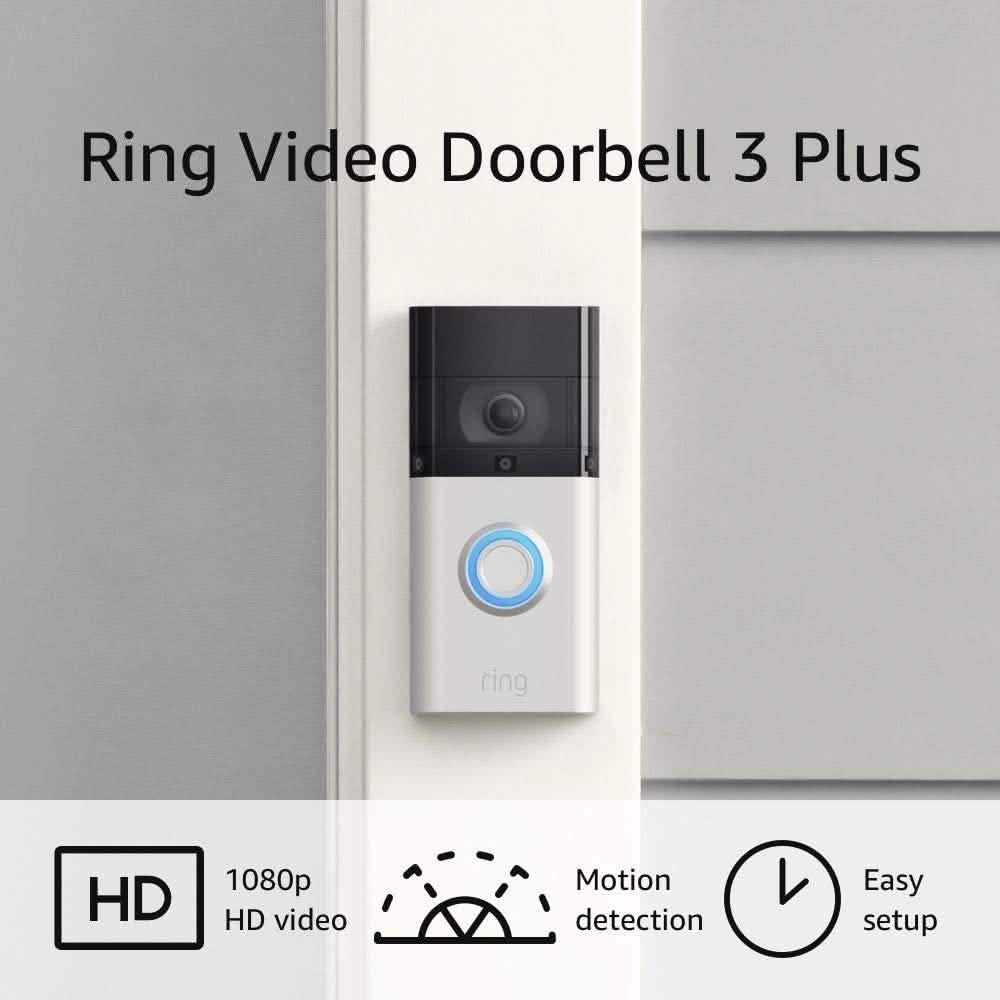 Ring Video Doorbell 3 Enhanced WiFi Improved Motion Detection (Refurbished) DailySale