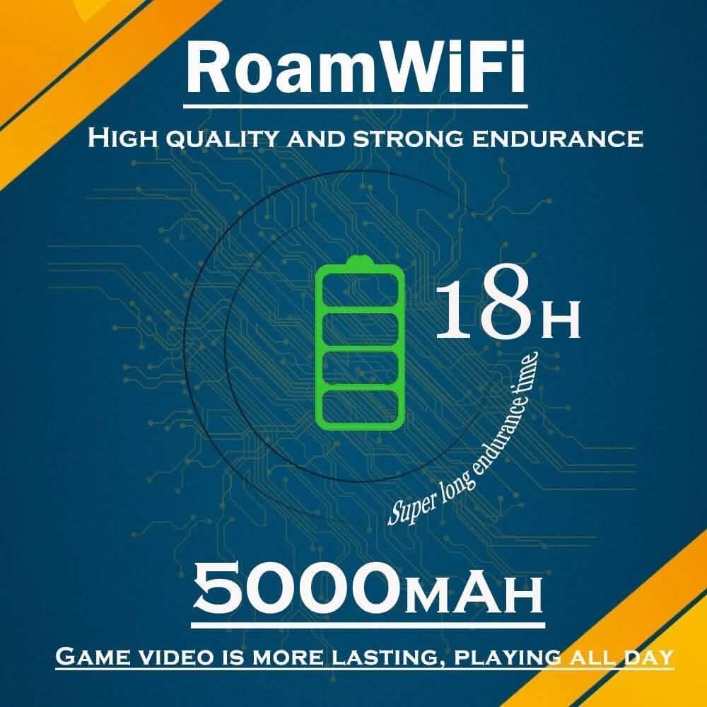 RoamWiFi 4G LTE WiFi Mobile Hotspot Router  (Refurbished) DailySale