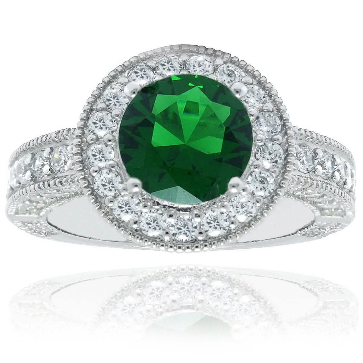 Round Halo Colored Rings DailySale