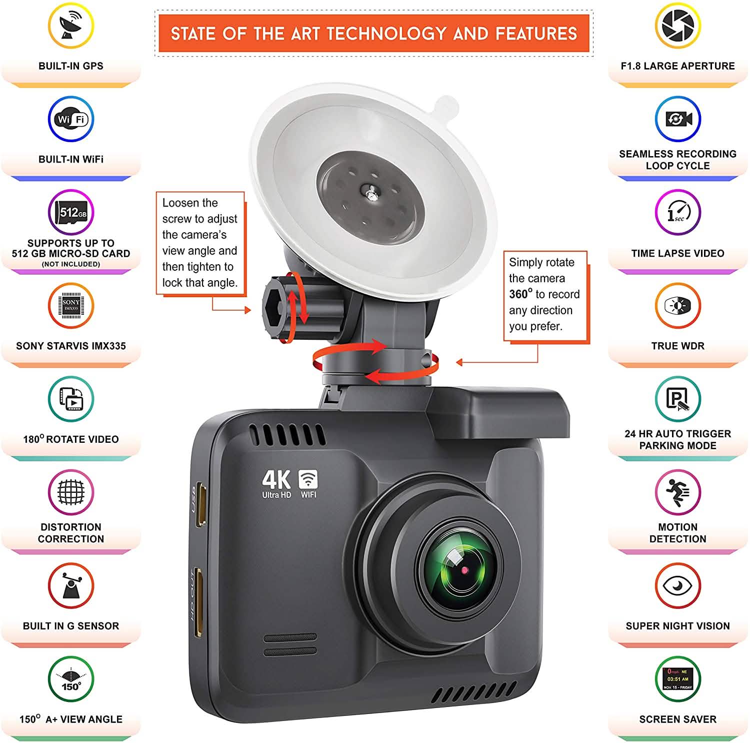 Rove R2-4K Dash Cam DailySale