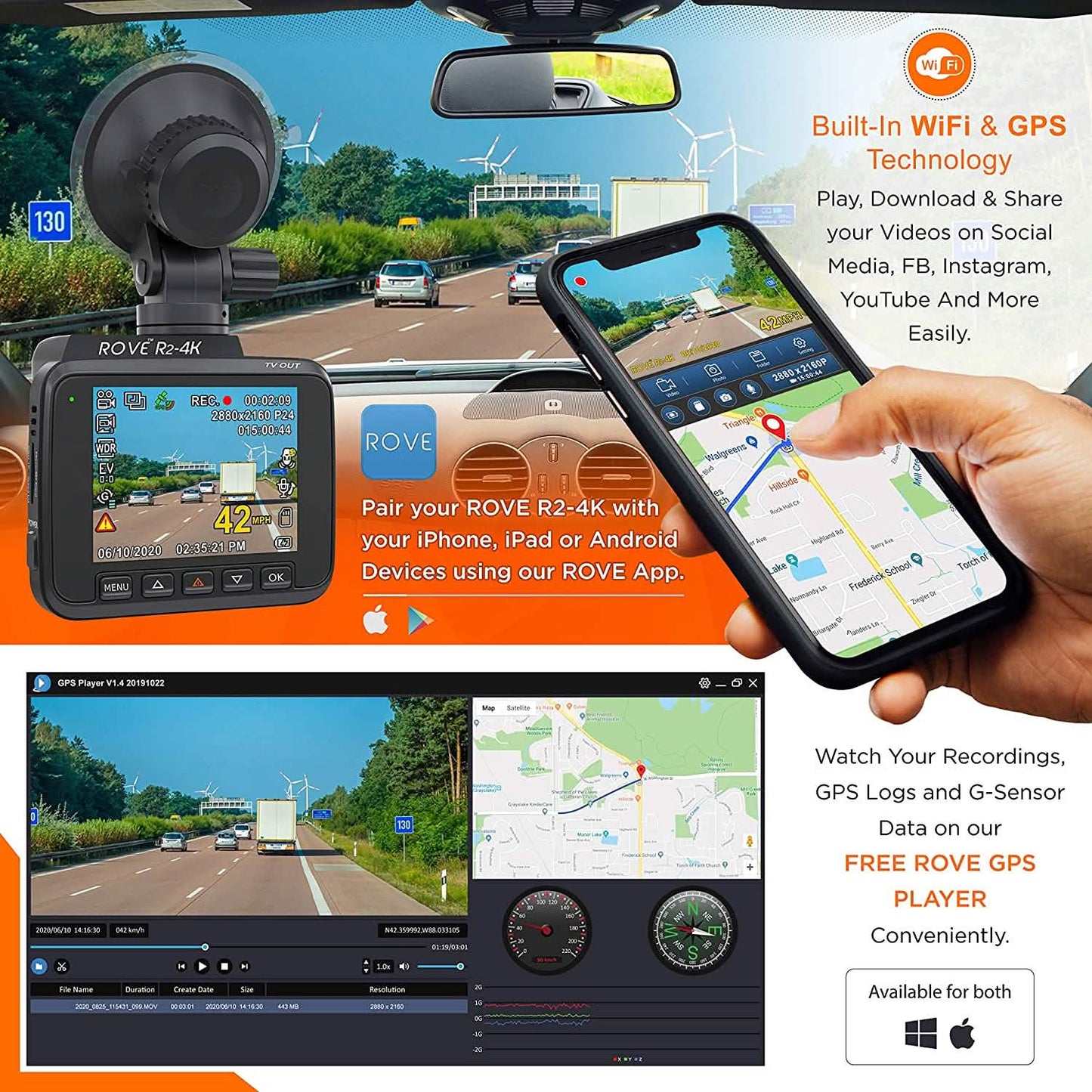 Rove R2-4K Dash Cam DailySale