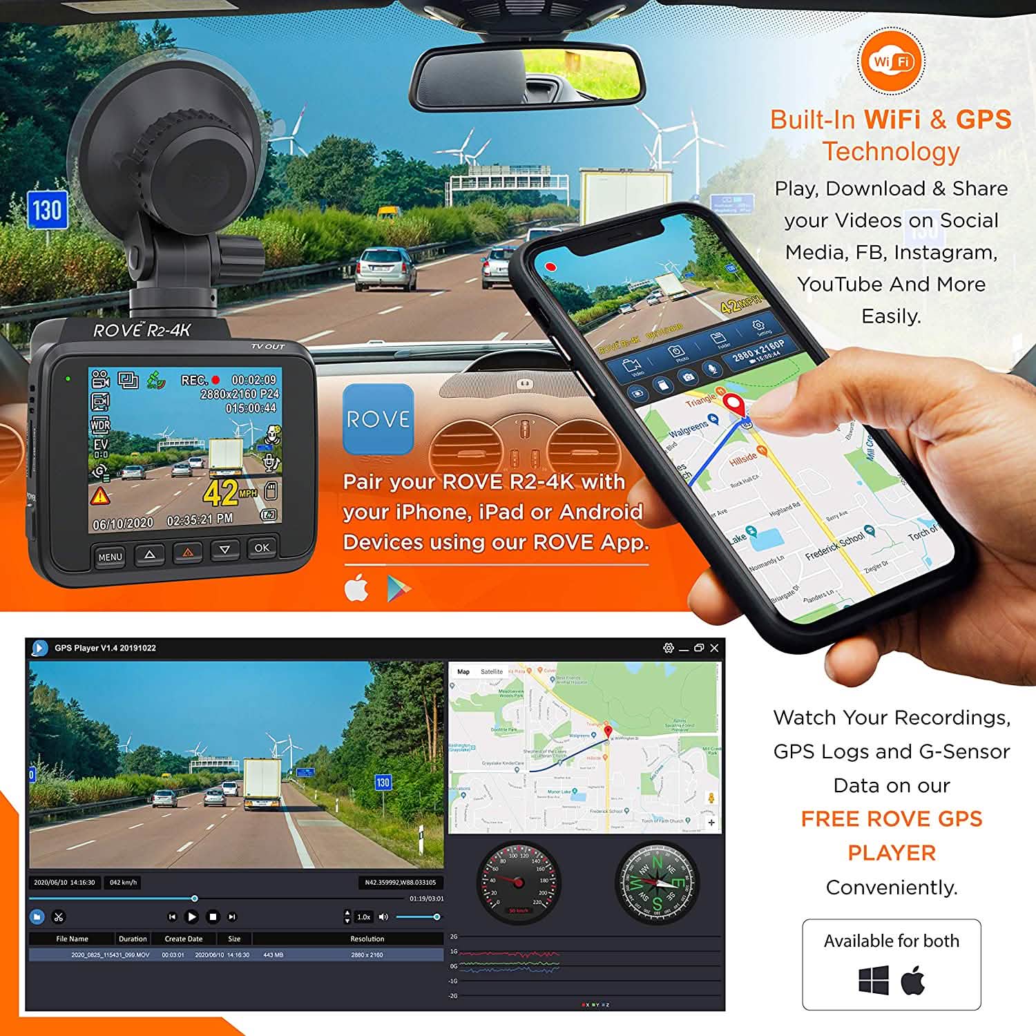 Rove R2-4K Dash Cam DailySale