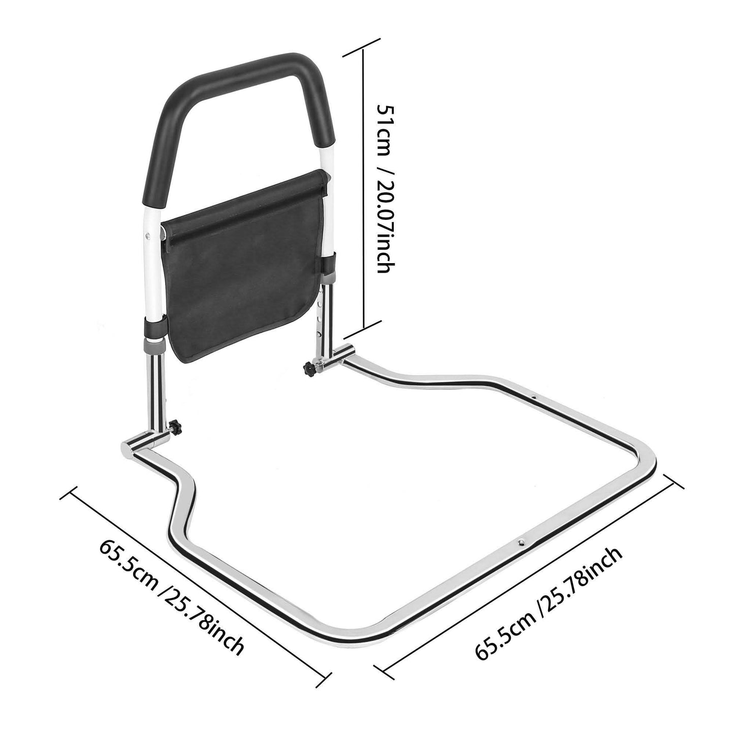 Safety Guard Bed Assist Rails Elderly Adult Adjustable Support Handle Handicap DailySale