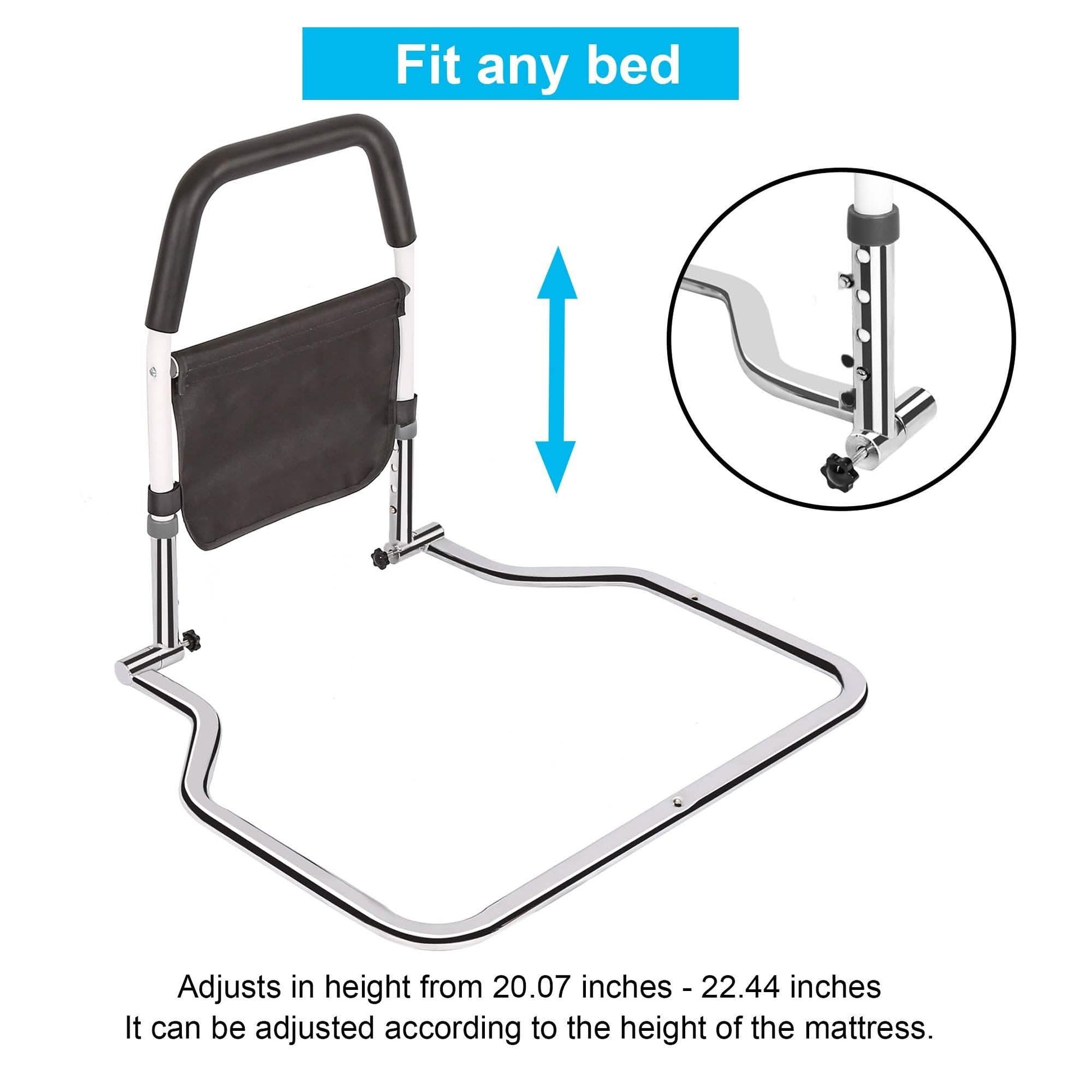 Safety Guard Bed Assist Rails Elderly Adult Adjustable Support Handle Handicap DailySale