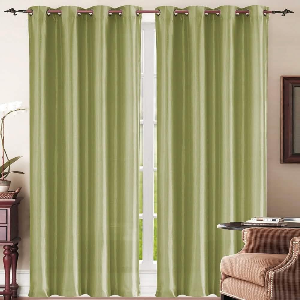 Set of 2: Grommet Curtain Panels - Assorted Colors DailySale