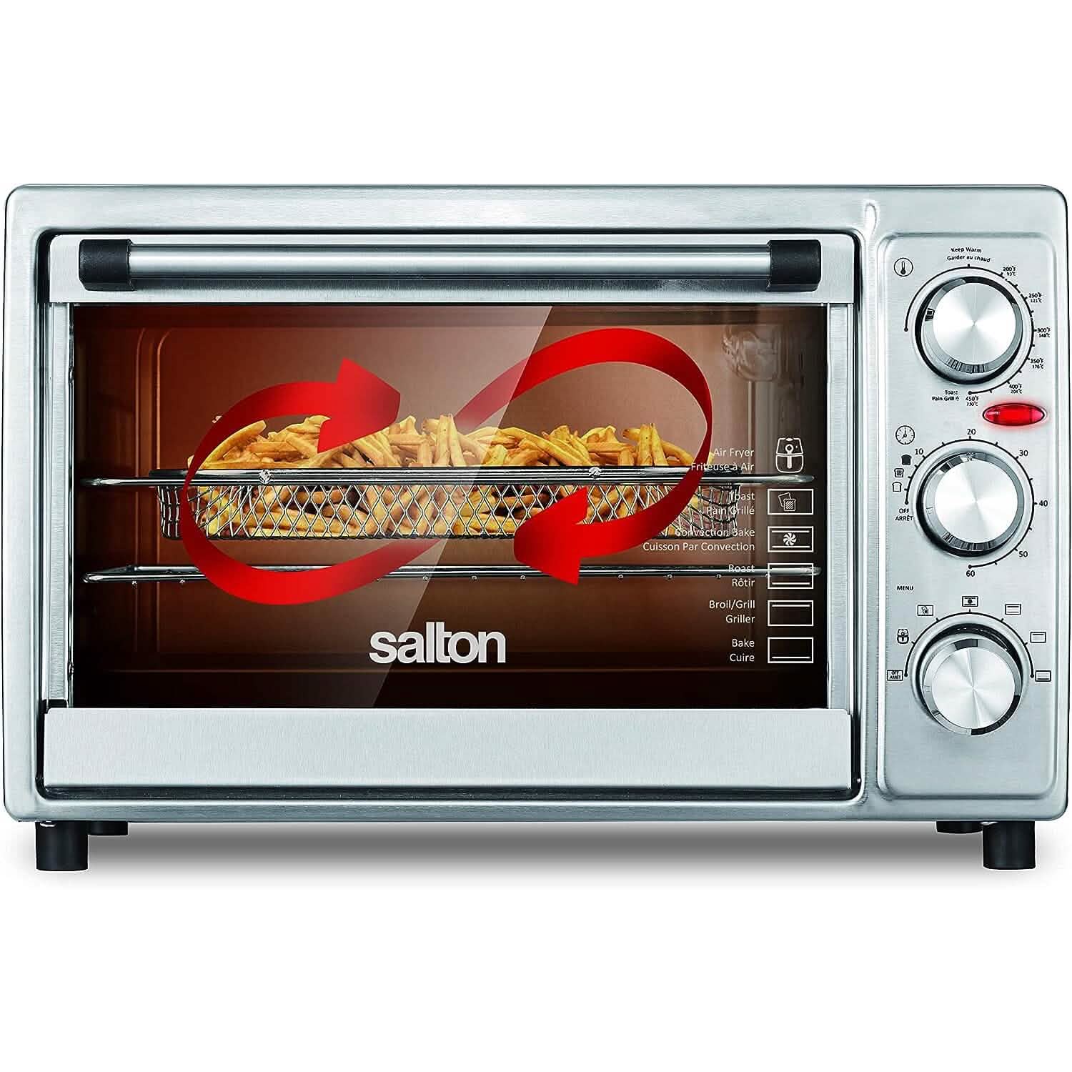 Salton Stainless Steel Air Fryer Toaster Oven DailySale