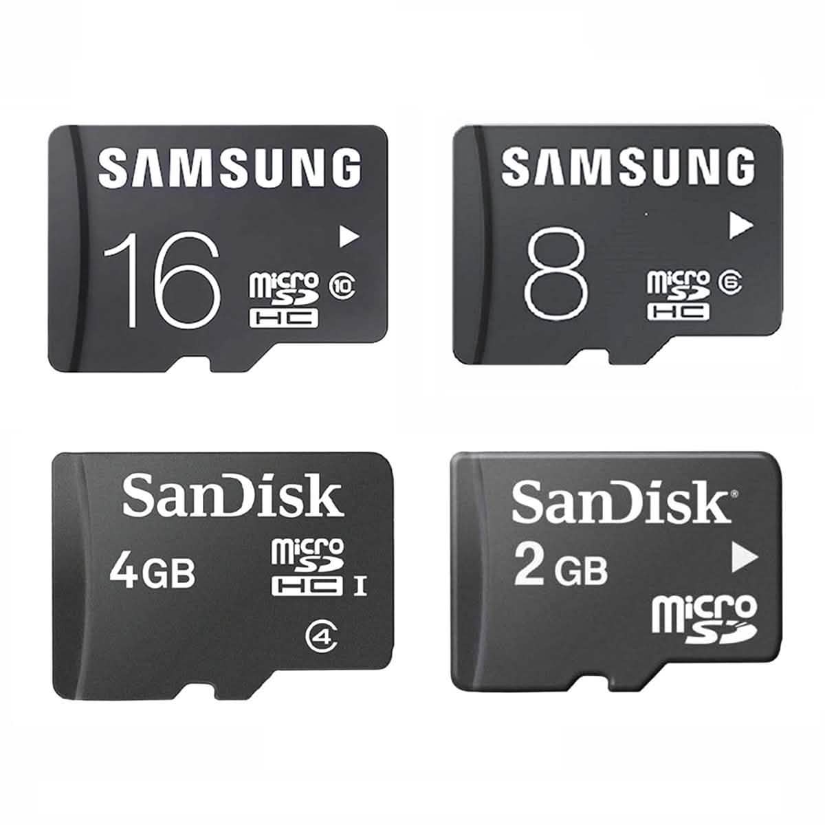 Sandisk or Samsung microSD Memory Card Adapter Included - Assorted Sizes DailySale