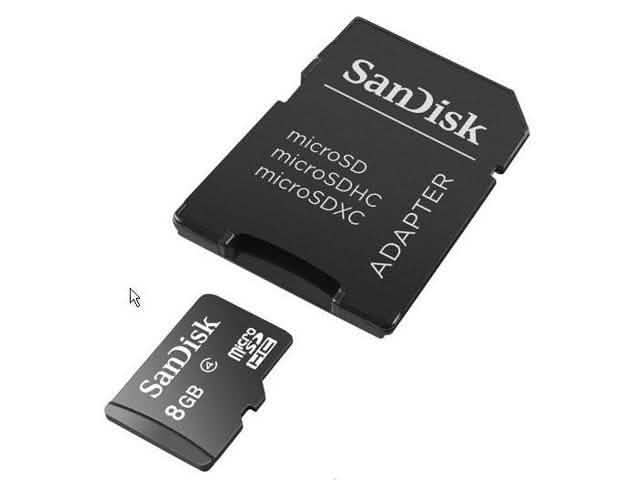 Sandisk or Samsung microSD Memory Card Adapter Included - Assorted Sizes DailySale