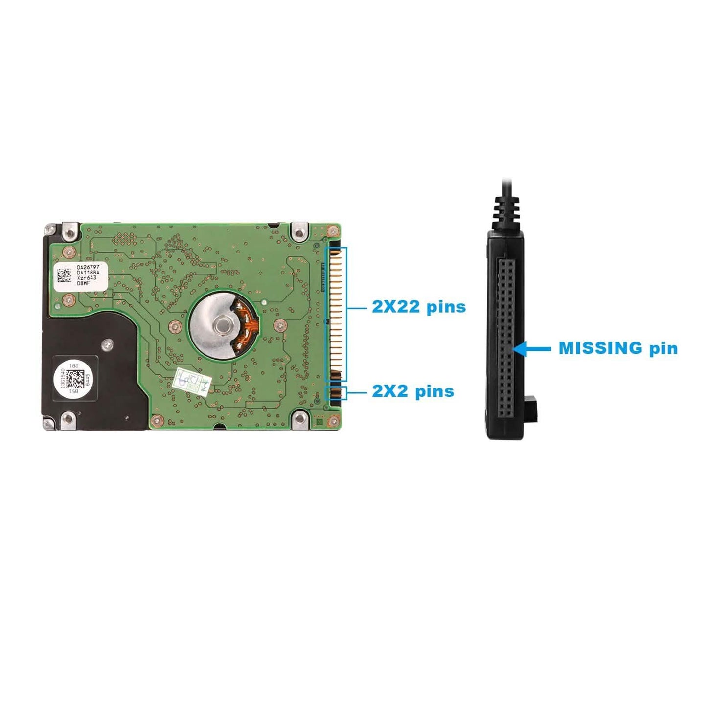 SATA PATA IDE to USB 2.0 Adapter Converter Cable For 2.5" 3.5" Hard Drive Disk DailySale