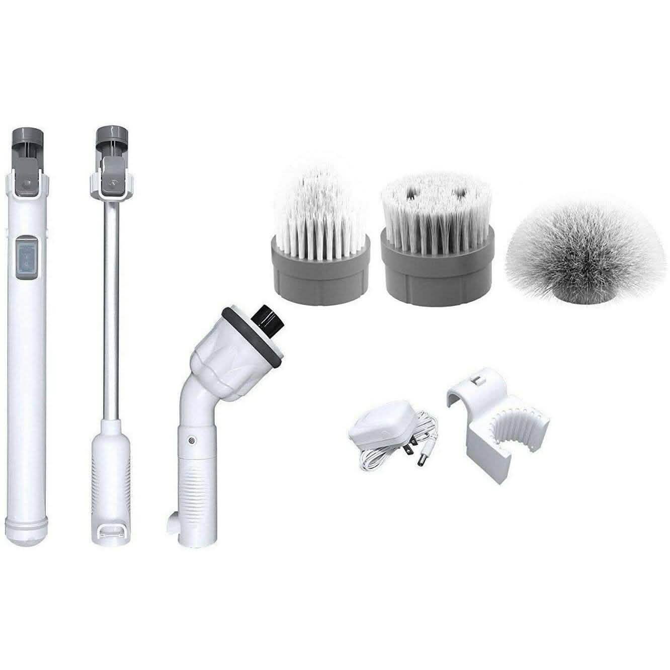Scrubtastic Electric Power Shower Tile Scrubber - Rechargeable Cleaning Wand DailySale