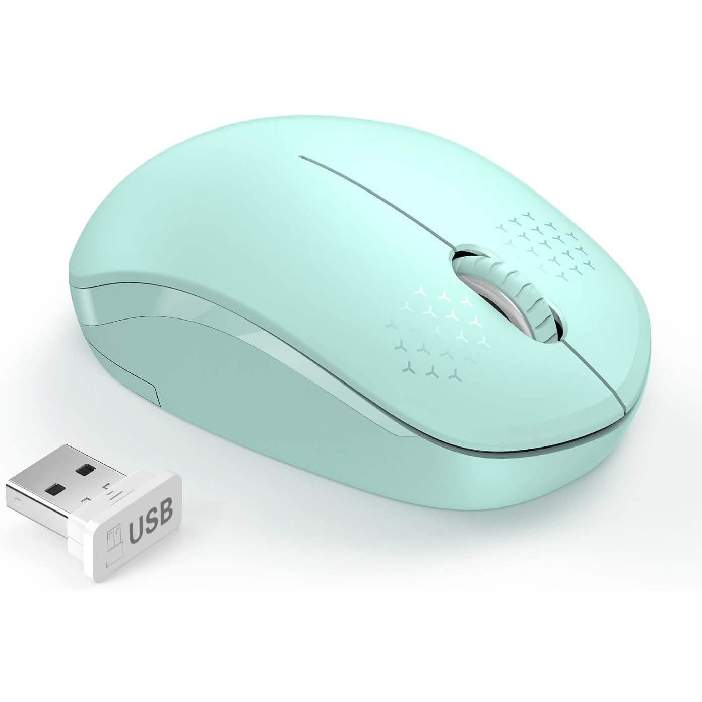 Seenda Wireless Mouse, 2.4G Noiseless Mouse with USB Receiver Portable DailySale