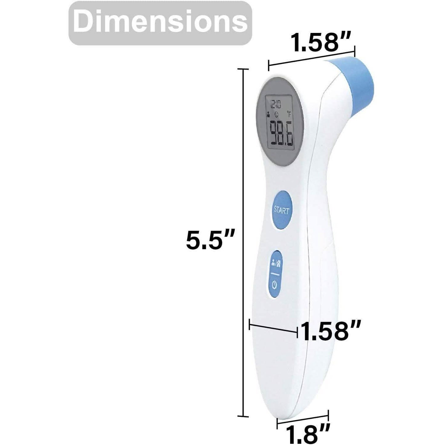 Sejoy Non-Contact Medical Infrared Forehead Thermometer for Children and Adults DailySale