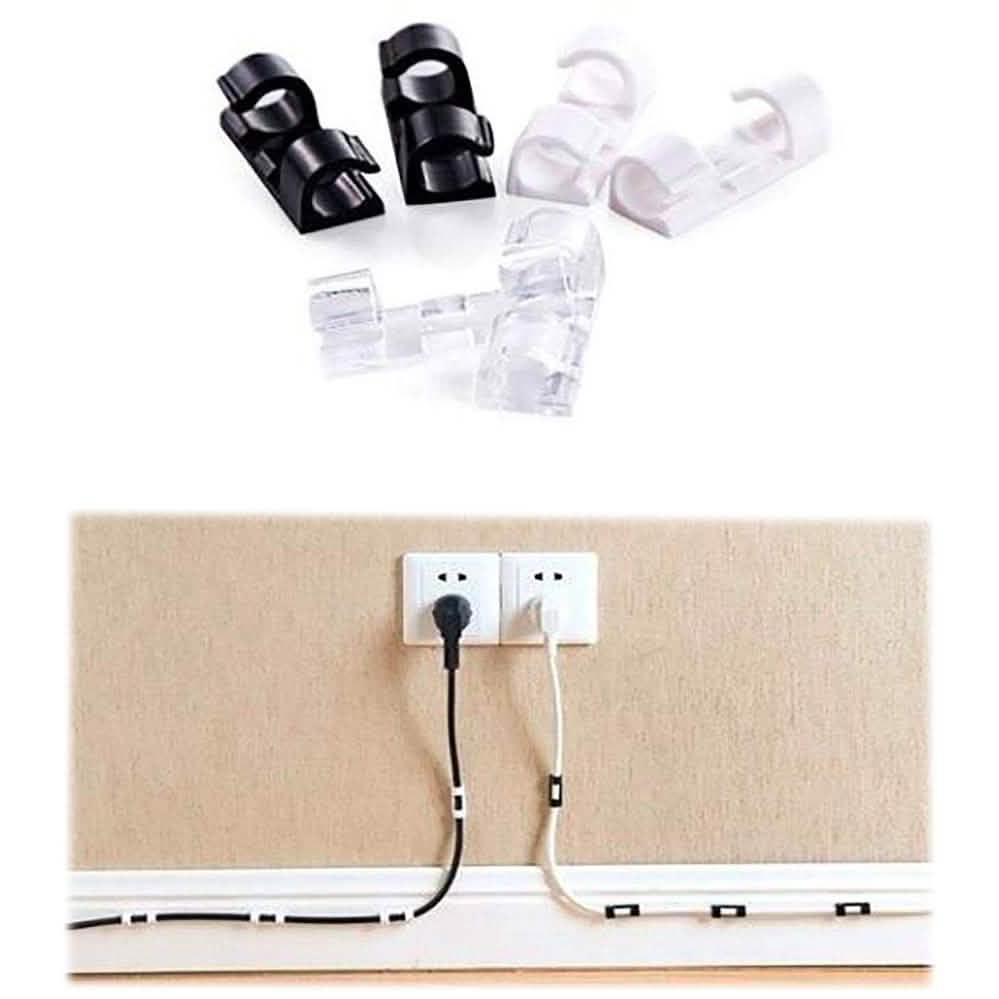 Self-Adhesive Wire Organizer Line Cable Plastic Clips DailySale