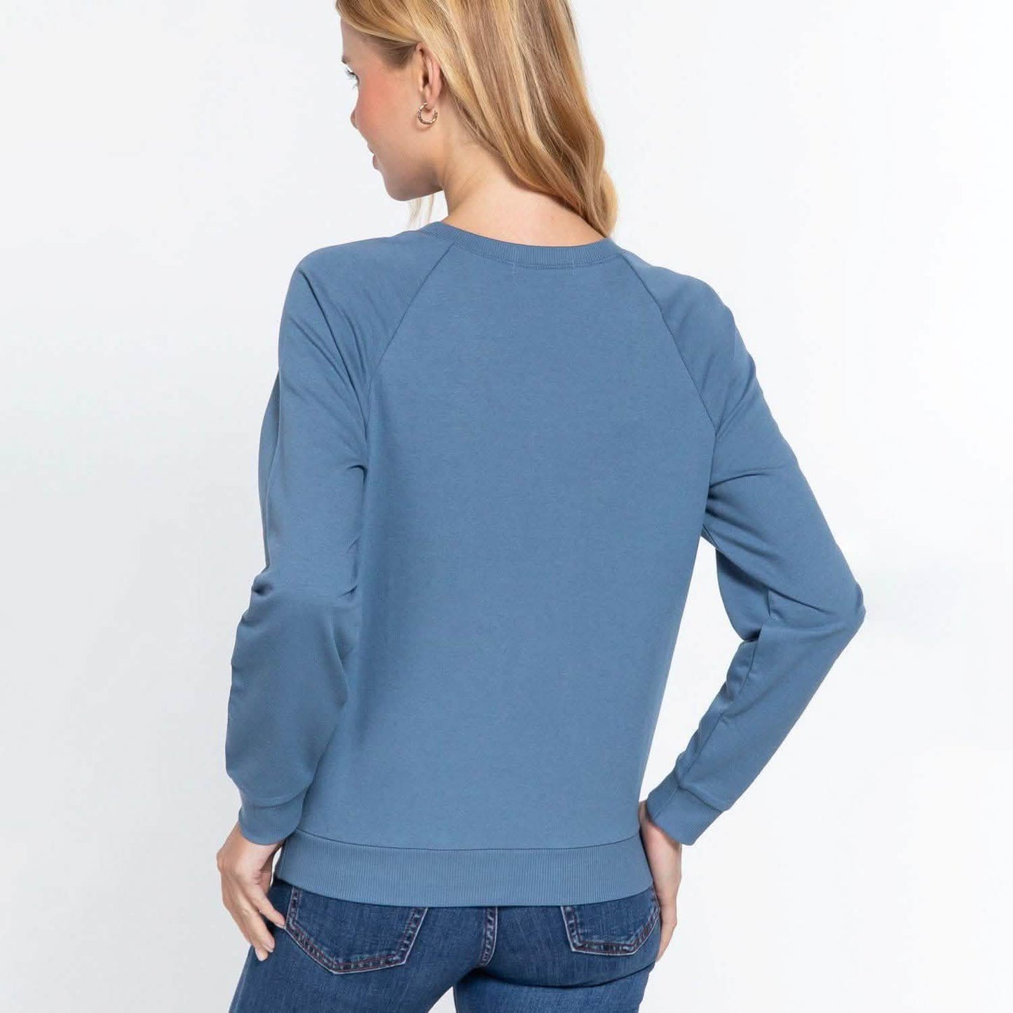 Sequins French Terry Pullover Top DailySale