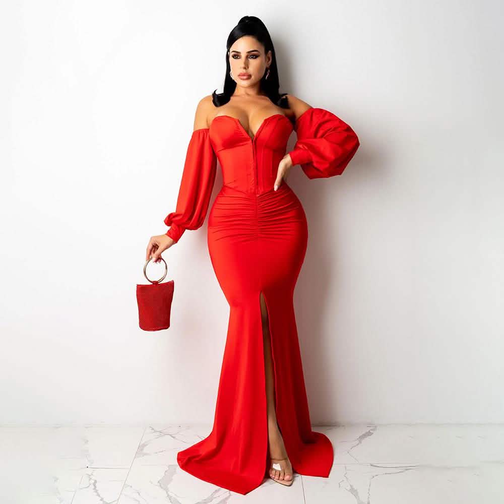 Sexy Off Shoulder Bodycon Party Dress DailySale