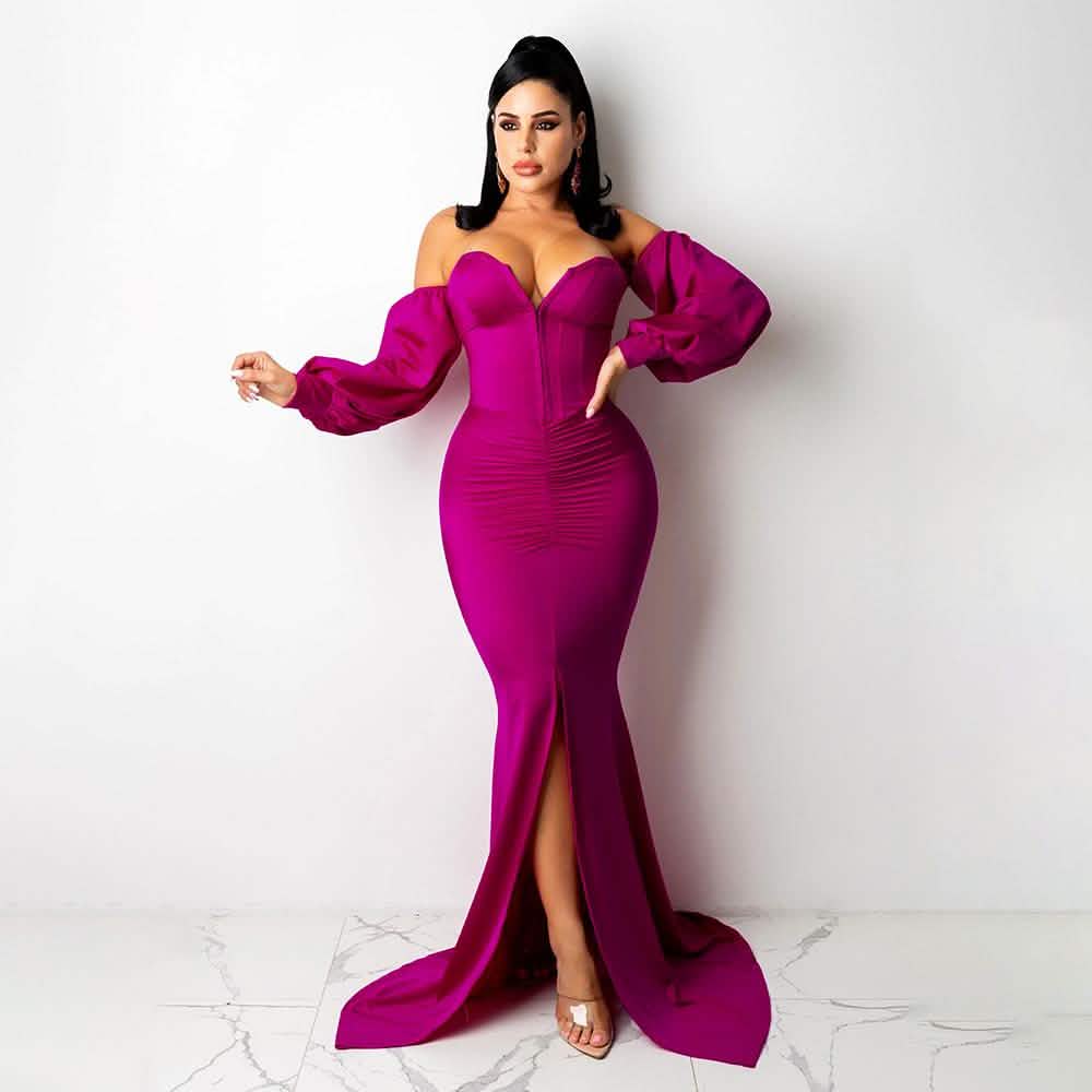 Sexy Off Shoulder Bodycon Party Dress DailySale