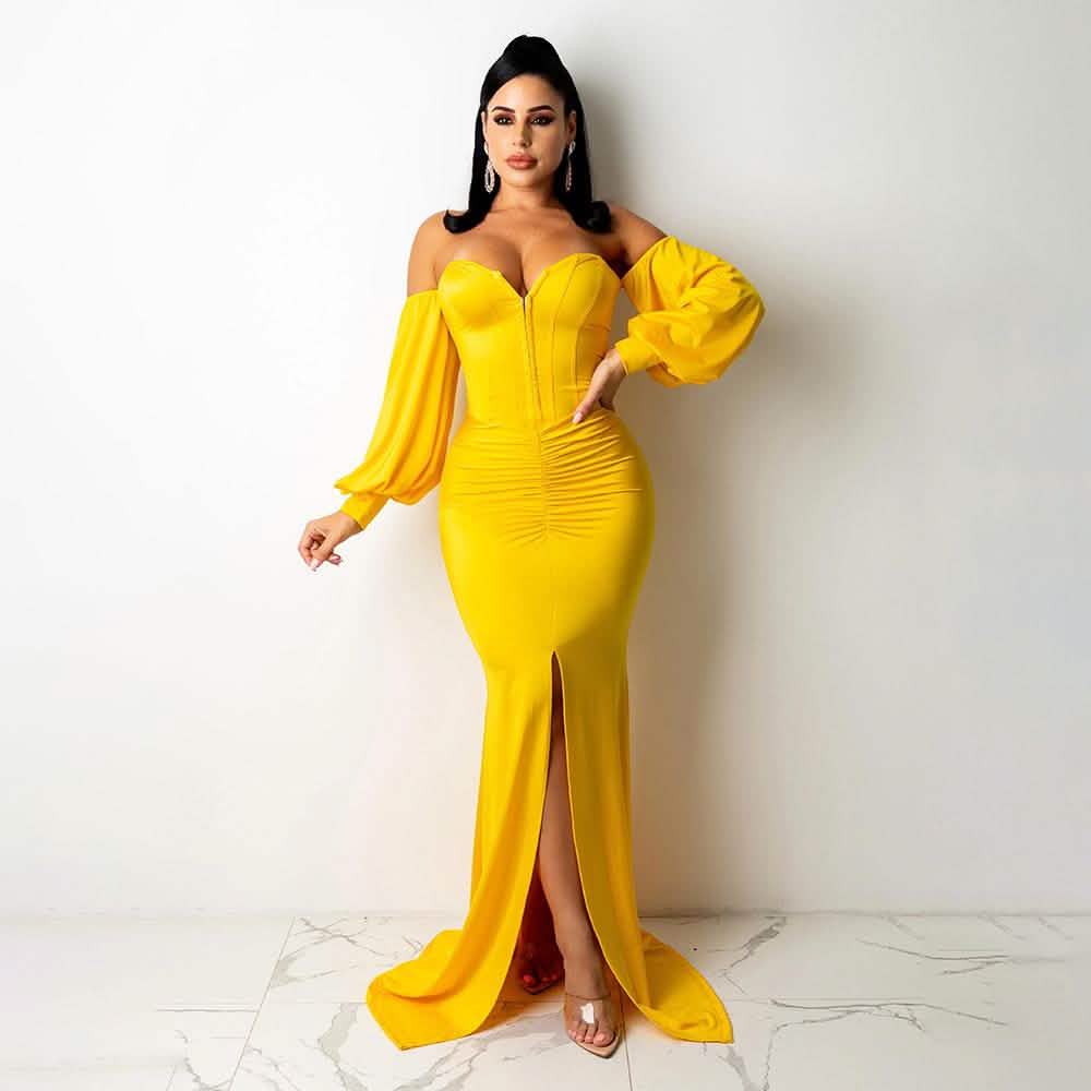 Sexy Off Shoulder Bodycon Party Dress DailySale