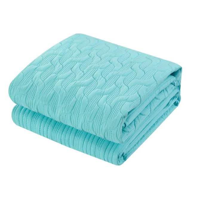 Shaly Quilt Cover Set Interlaced Vine Pattern Quilted Bed DailySale