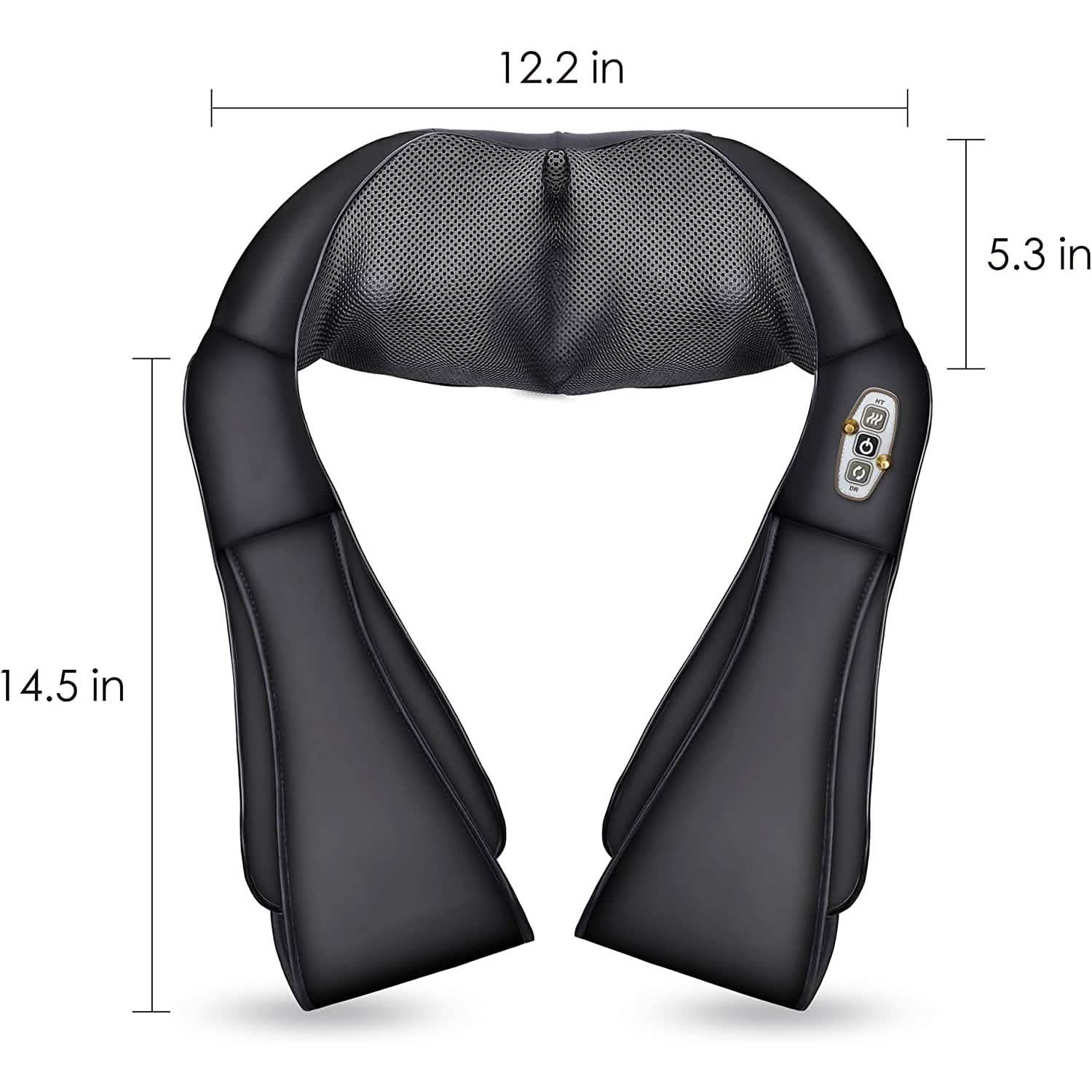 Shiatsu Neck and Shoulder Massager - 4D Back Massager with Heat DailySale