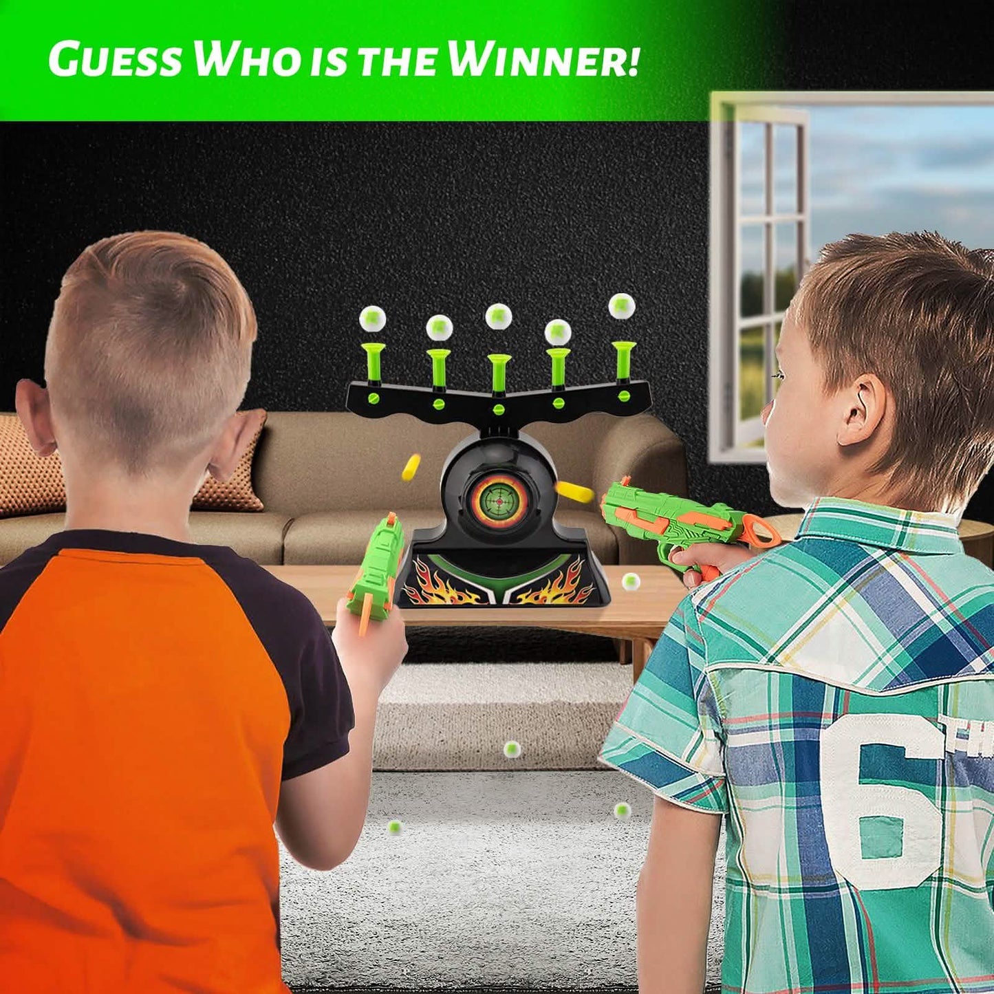 Shooting Targets for Nerf Guns Shooting Game Glow in The Dark Floating Ball DailySale