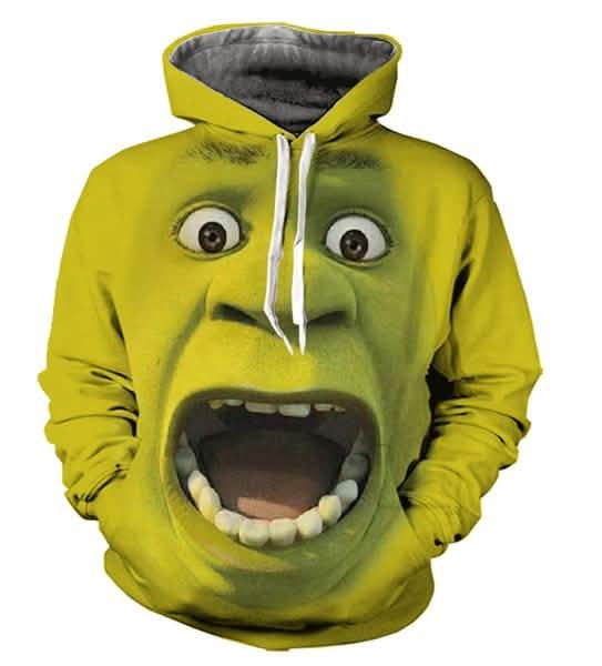 Shrek Men's Fashion 3D Print Hoodie DailySale