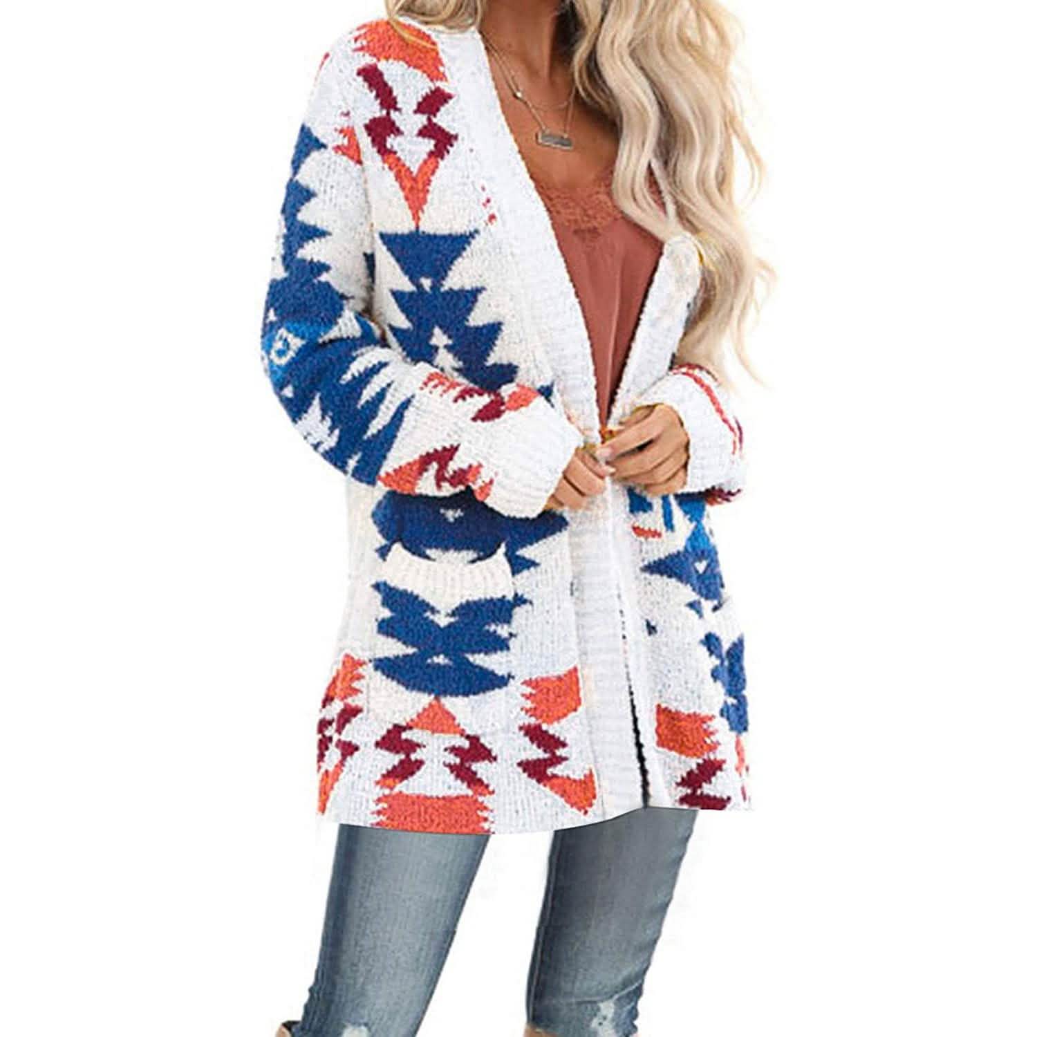 Sidefeel Women Open Front Cardigan Sweater Button Down Knit Sweater Coat DailySale