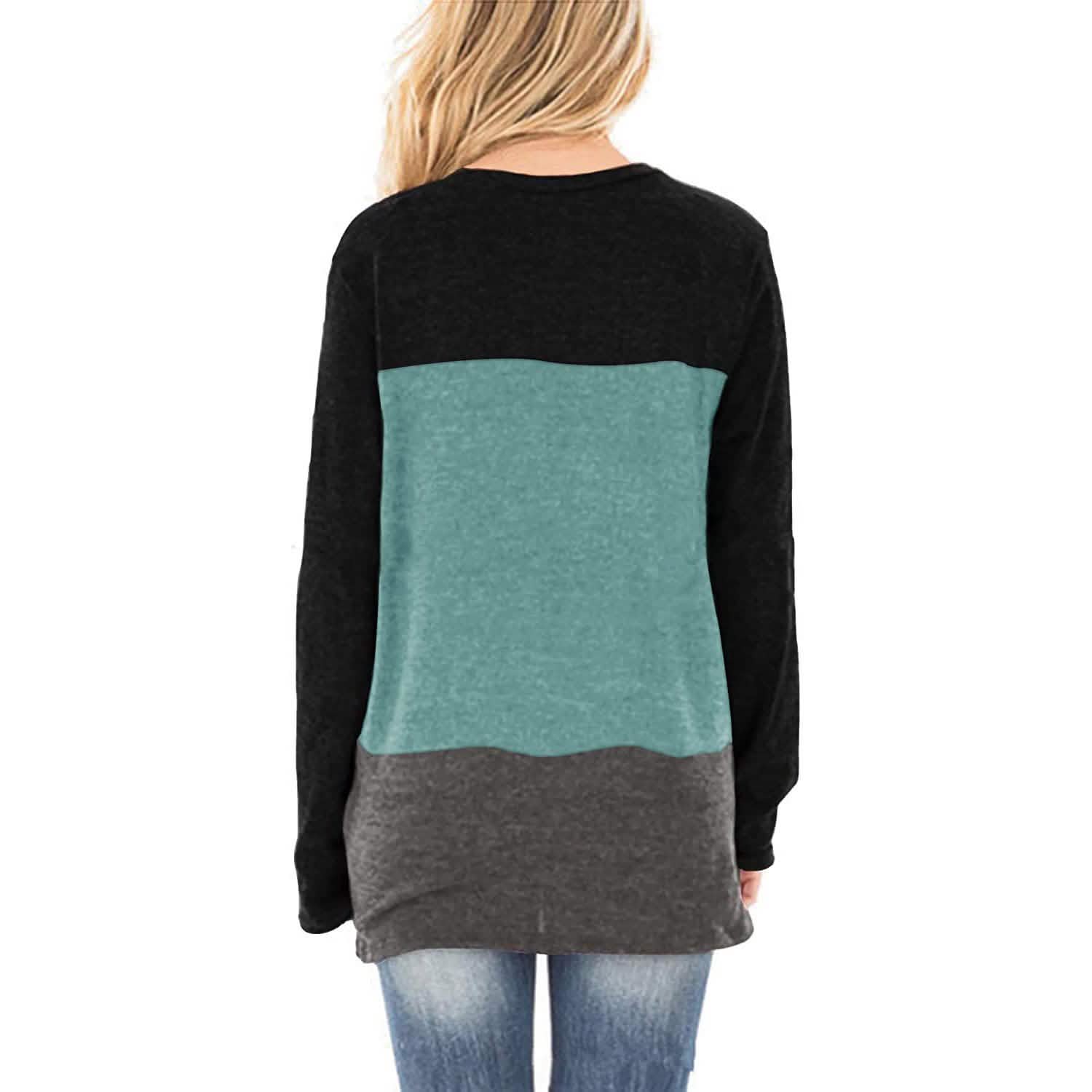 Sieanear Women's Casual Short Sleeve T-Shirt Tops Twist Knot Front Tunics DailySale