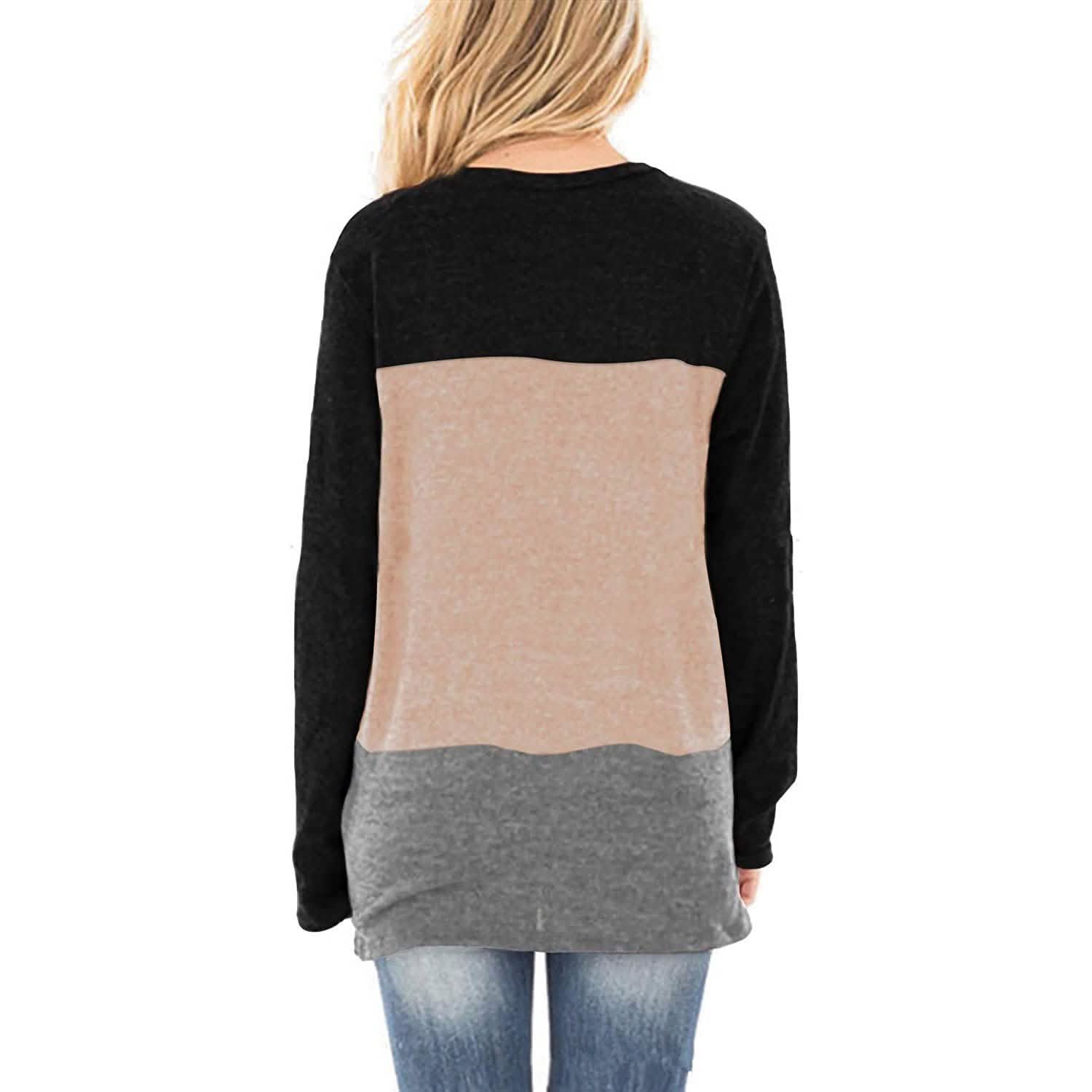 Sieanear Women's Casual Short Sleeve T-Shirt Tops Twist Knot Front Tunics DailySale
