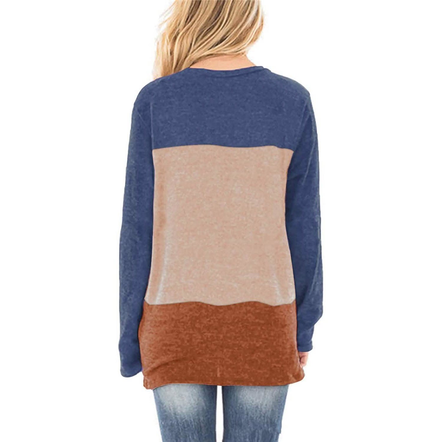 Sieanear Women's Casual Short Sleeve T-Shirt Tops Twist Knot Front Tunics DailySale