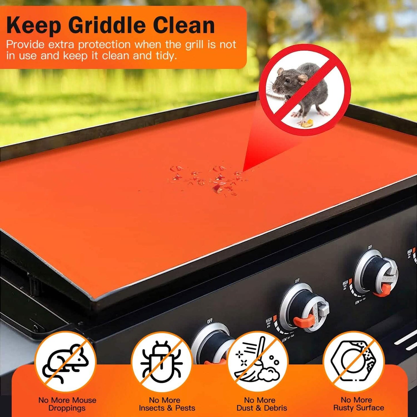 Silicone Griddle Mat Heavy Duty Food Grade Top Cover DailySale