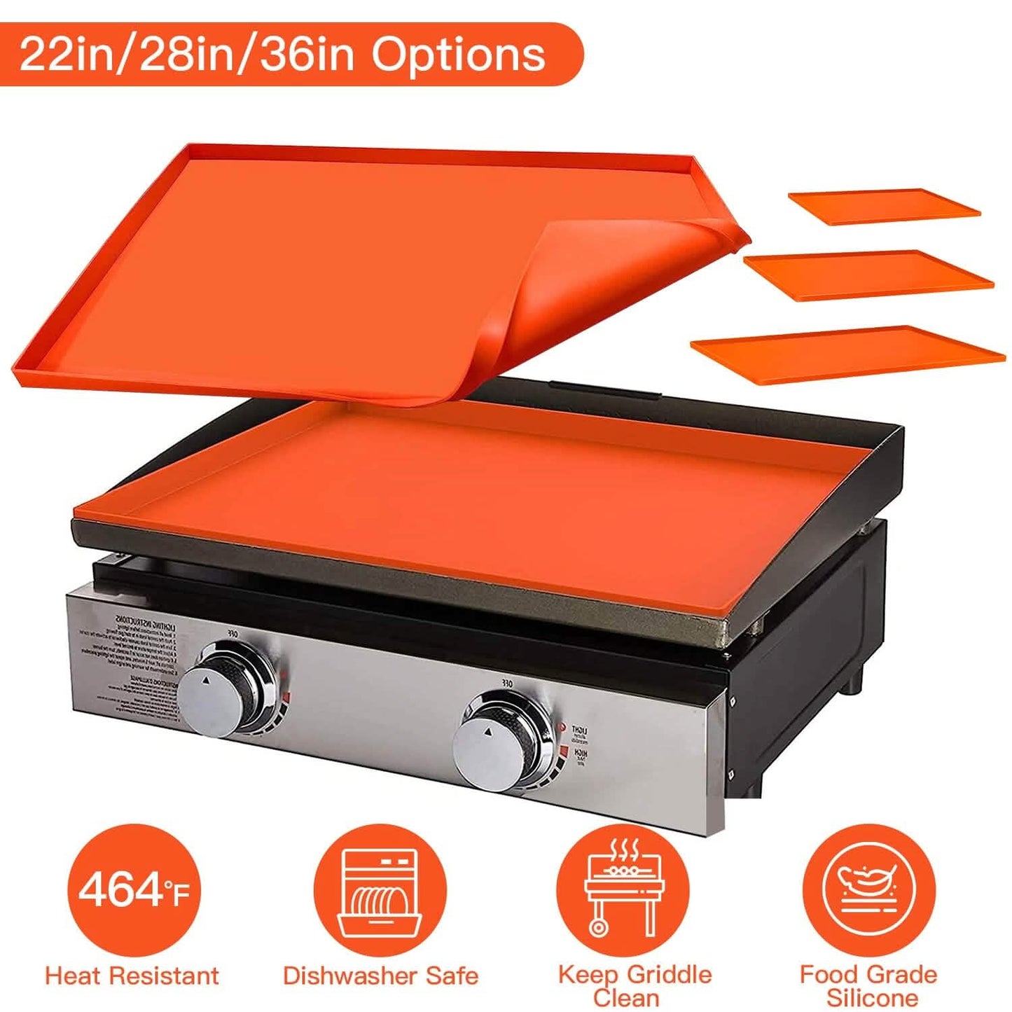 Silicone Griddle Mat Heavy Duty Food Grade Top Cover DailySale
