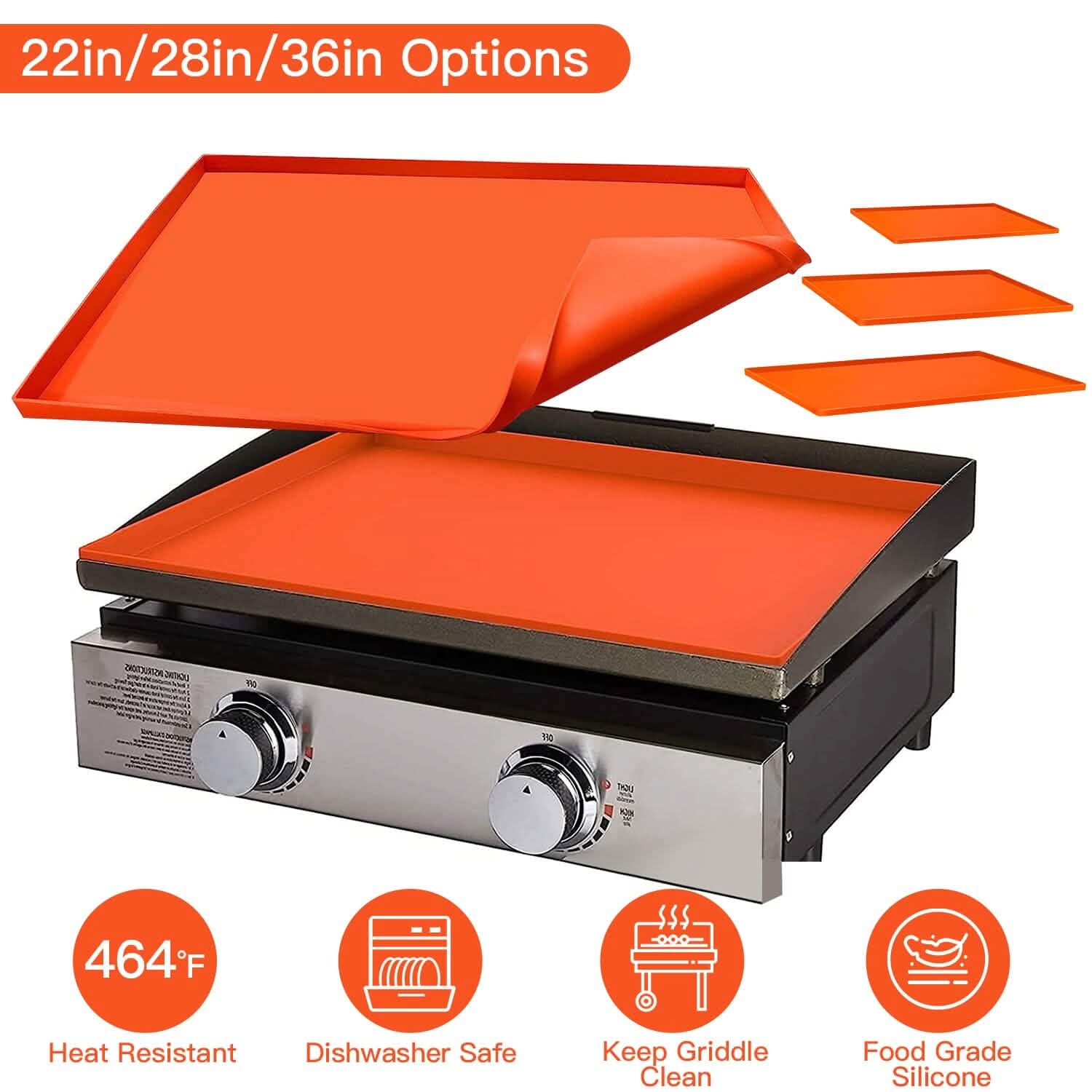Silicone Griddle Mat Heavy Duty Food Grade Top Cover DailySale