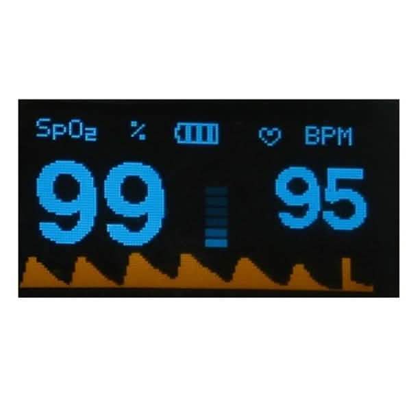 Simple Finger Pulse Oximeter Blood Pressure Monitor Heart Rate Portable DailySale