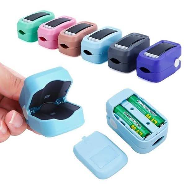 Simple Finger Pulse Oximeter Blood Pressure Monitor Heart Rate Portable DailySale
