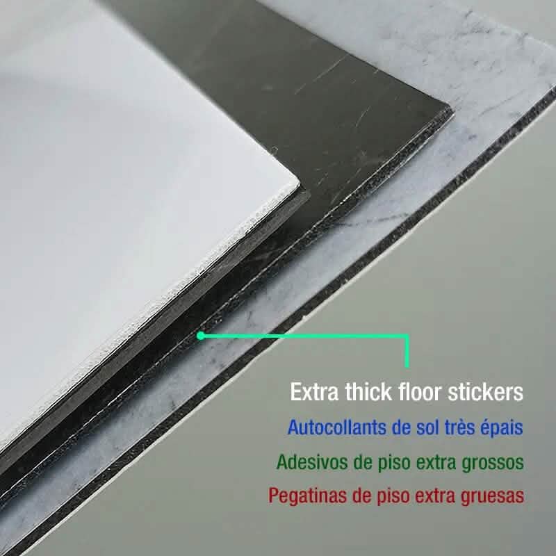 Simulated Thick Marble Tile Floor Self-adhesive Sticker DailySale